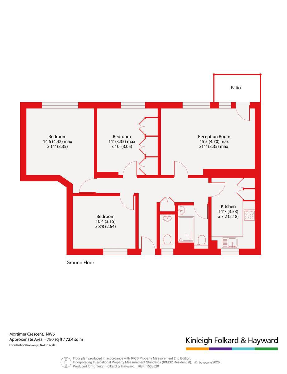 Mortimer Crescent, London floorplan