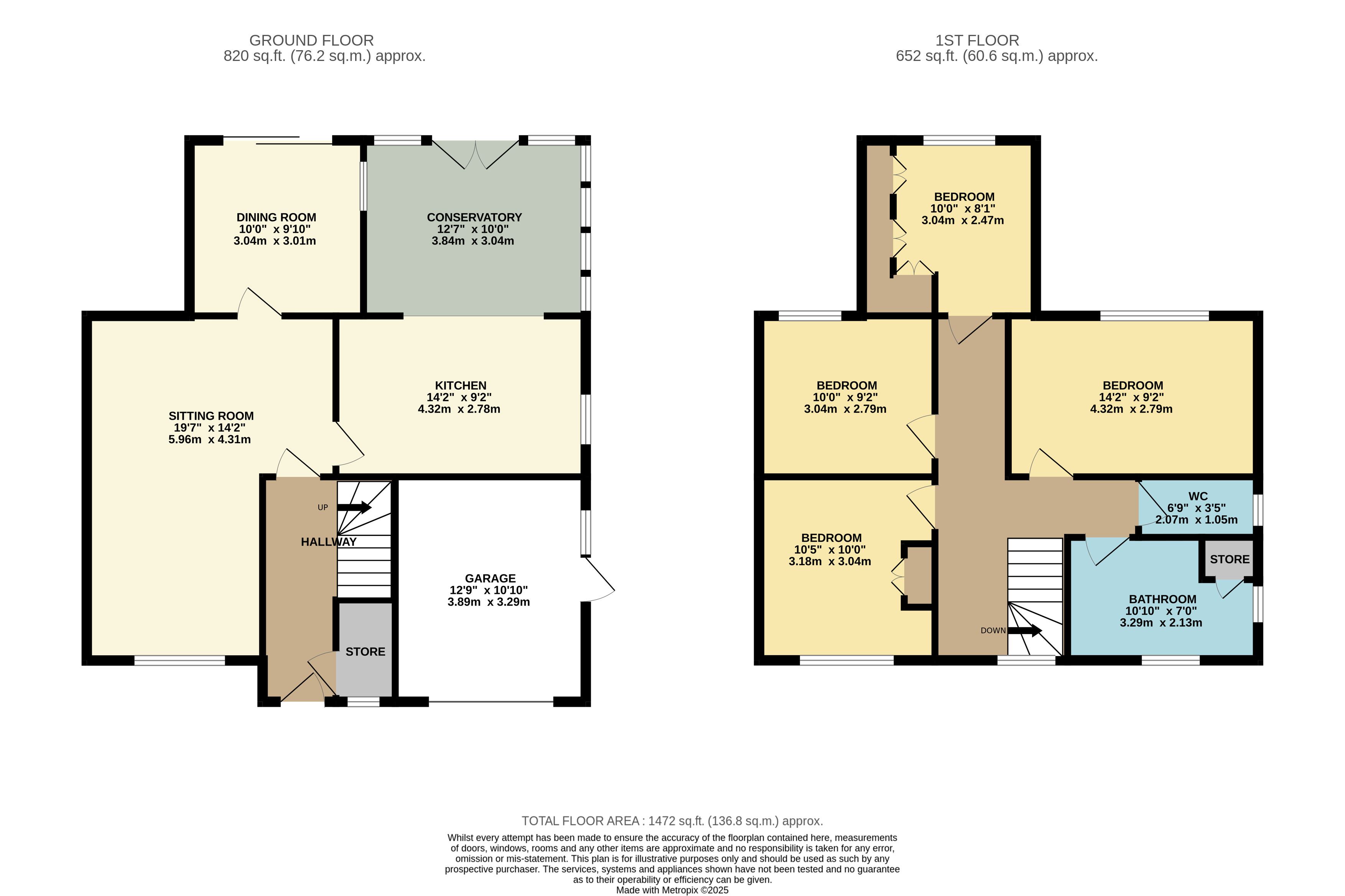 54, Gritstone Road, Matlock floorplan