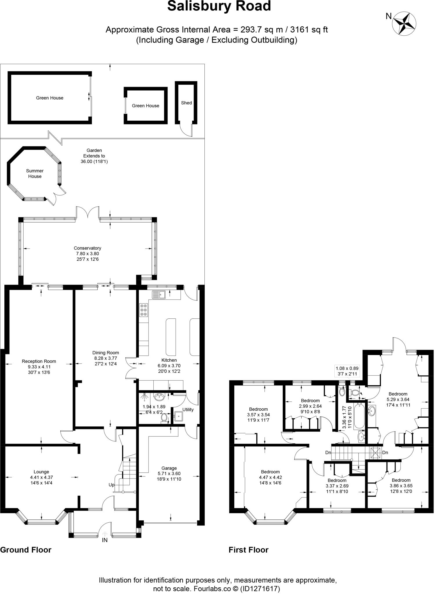 39, Salisbury Road, Carshalton floorplan