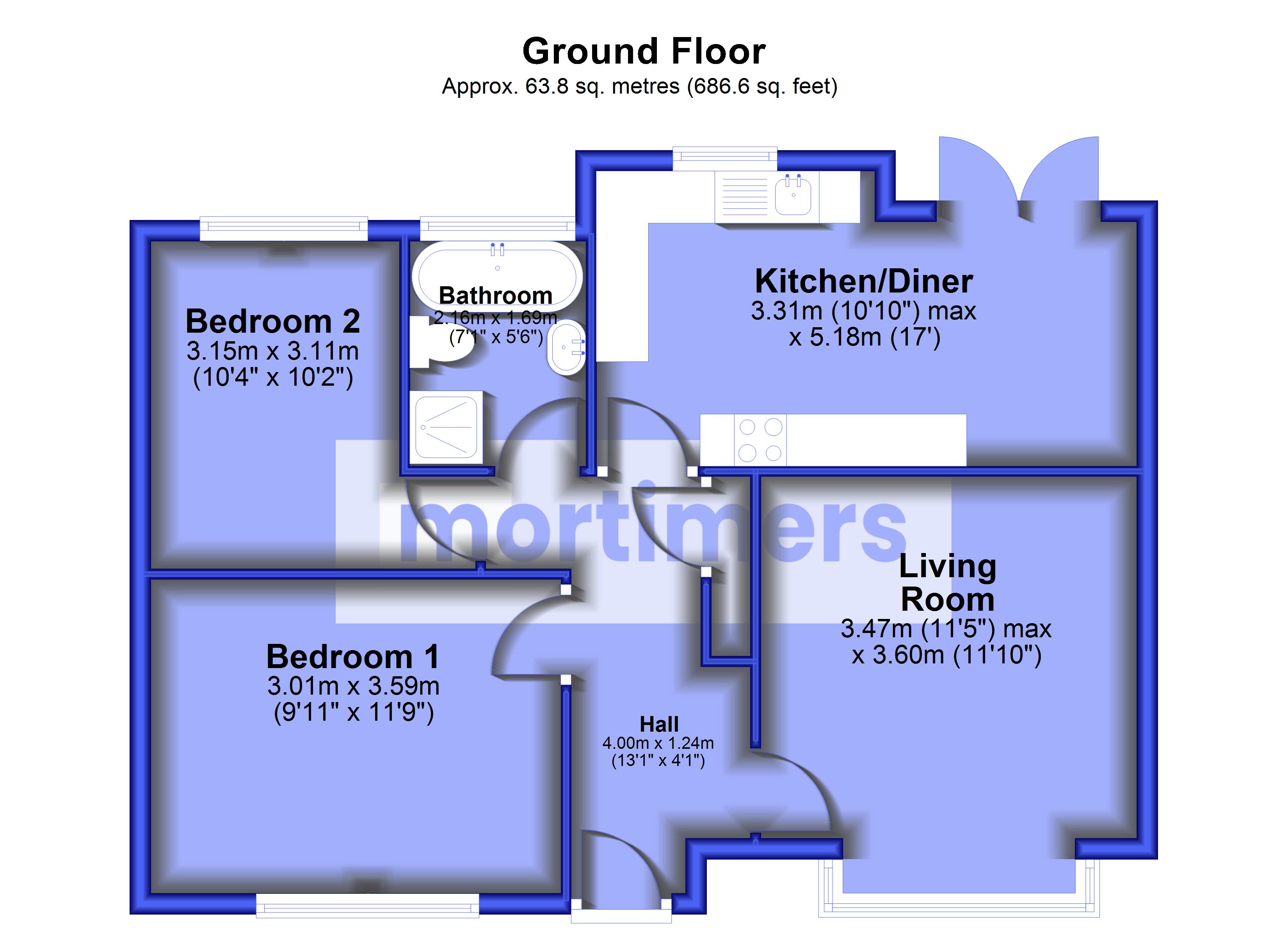 4, Beaver Close, Blackburn floorplan