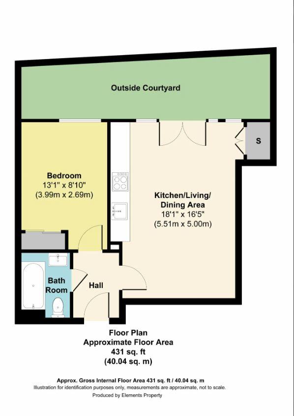 Walton Road, East Molesey KT8, 1 bedroom flat for sale 64081013