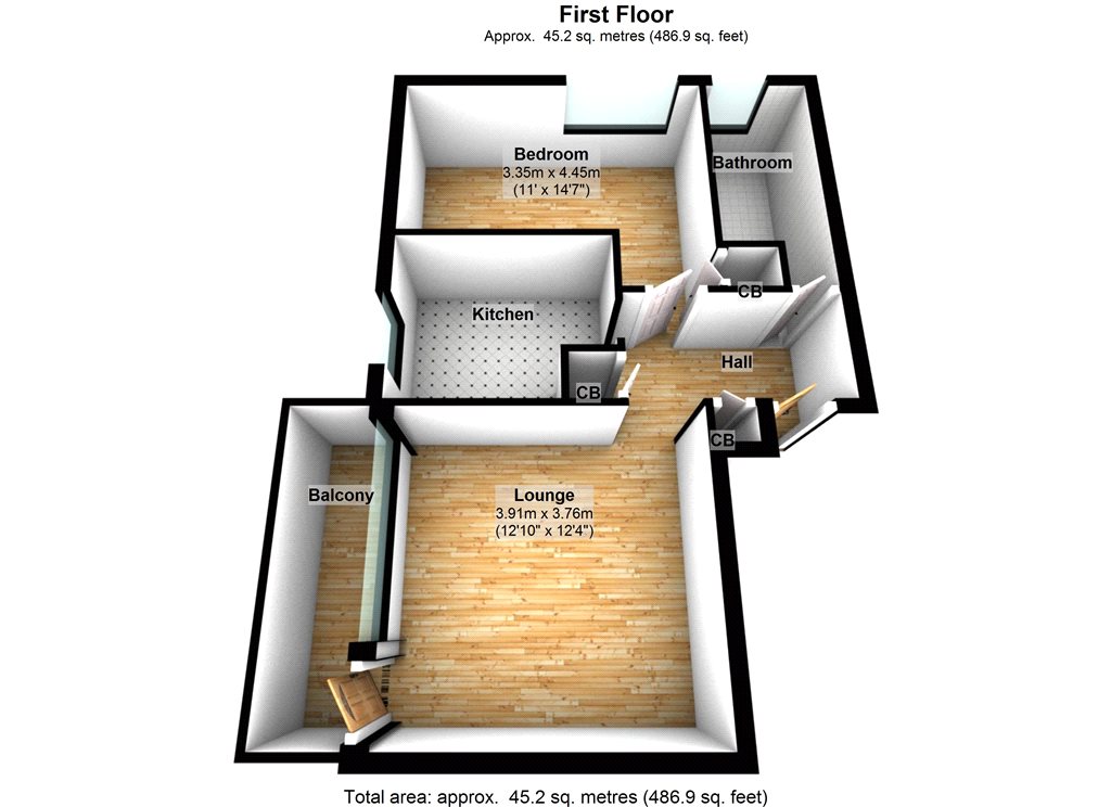 1 Bedrooms Flat to rent in Chetwode Road, Tadworth KT20