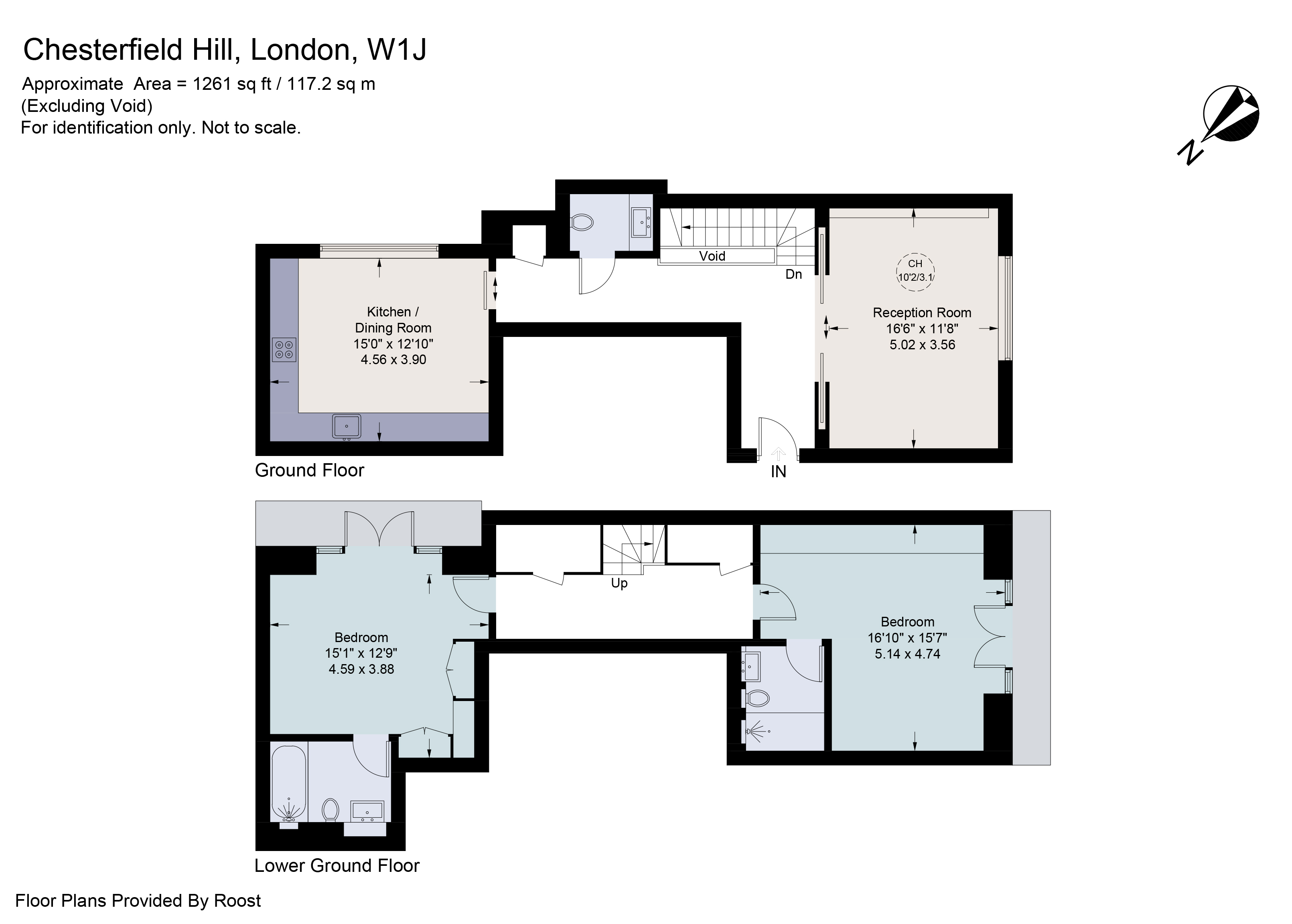 Apartment B, 8, Chesterfield Hill, London floorplan