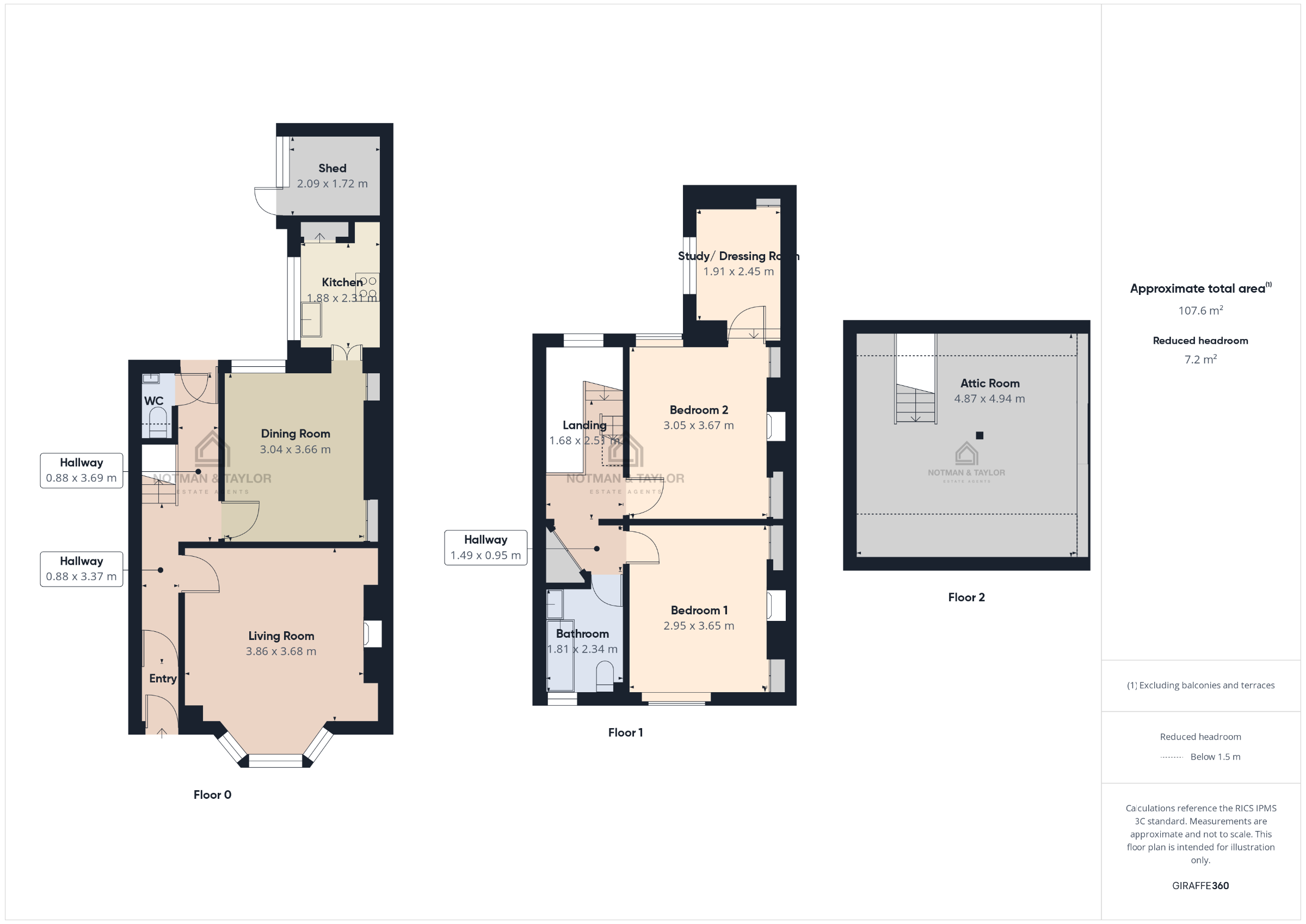 2, Albany Villas, Millbrook floorplan