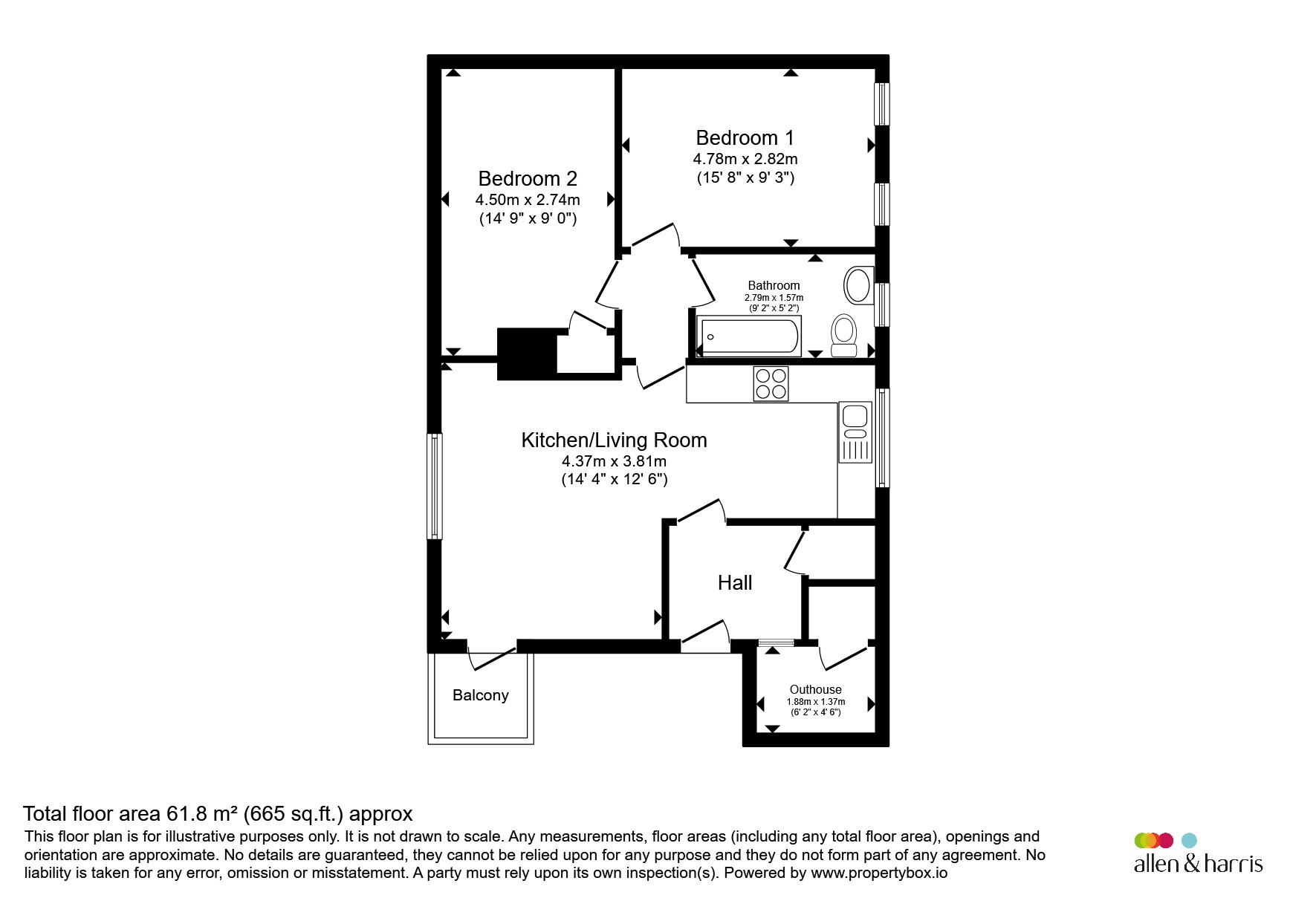 52, Lypiatt Mead, CORSHAM floorplan