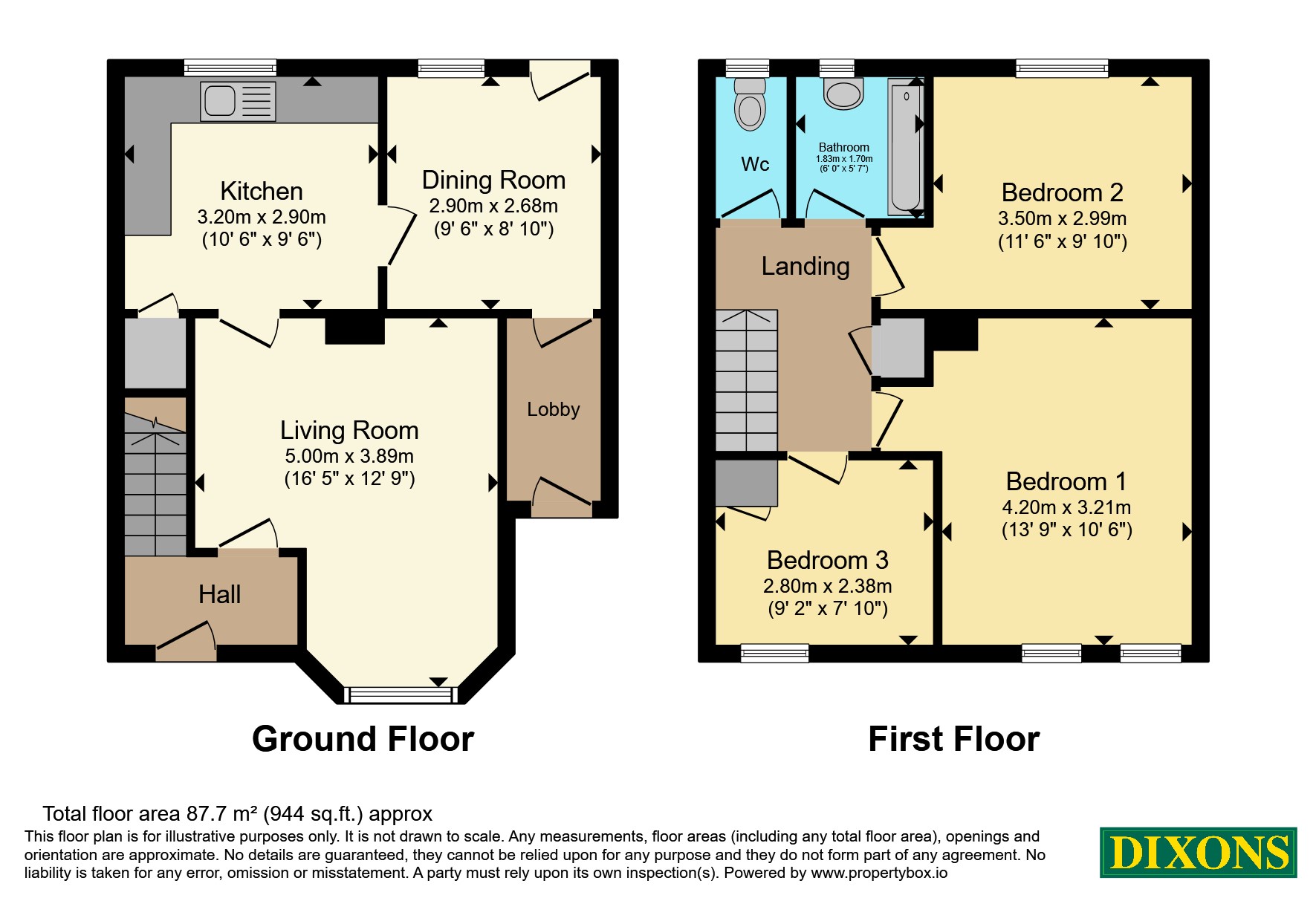 146, Cavendish Road, West Midlands floorplan