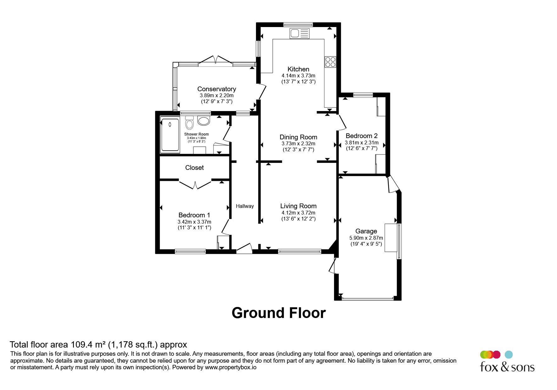 16, Hillside Drive, Salisbury floorplan