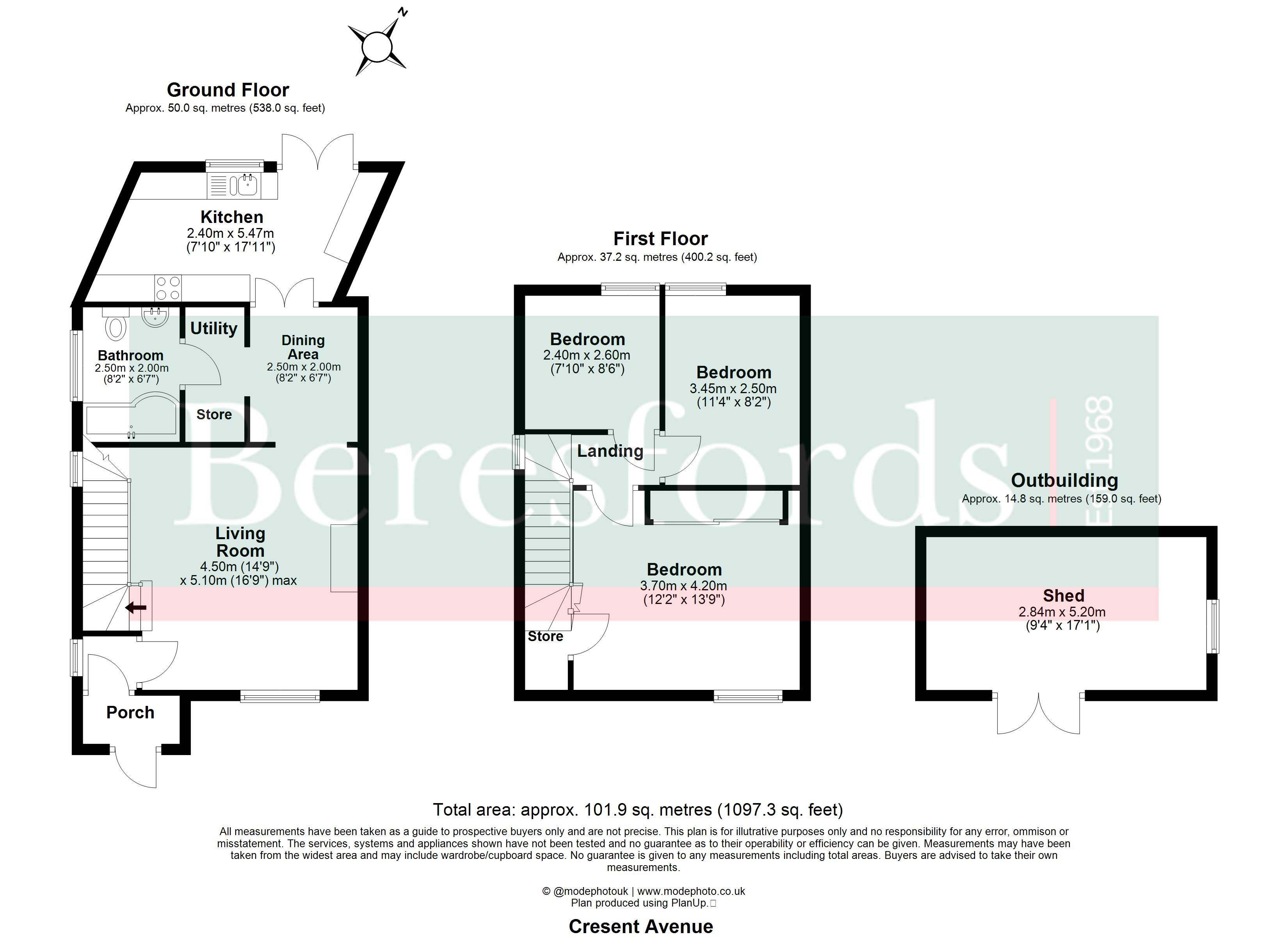 4, Crescent Avenue, Hornchurch floorplan