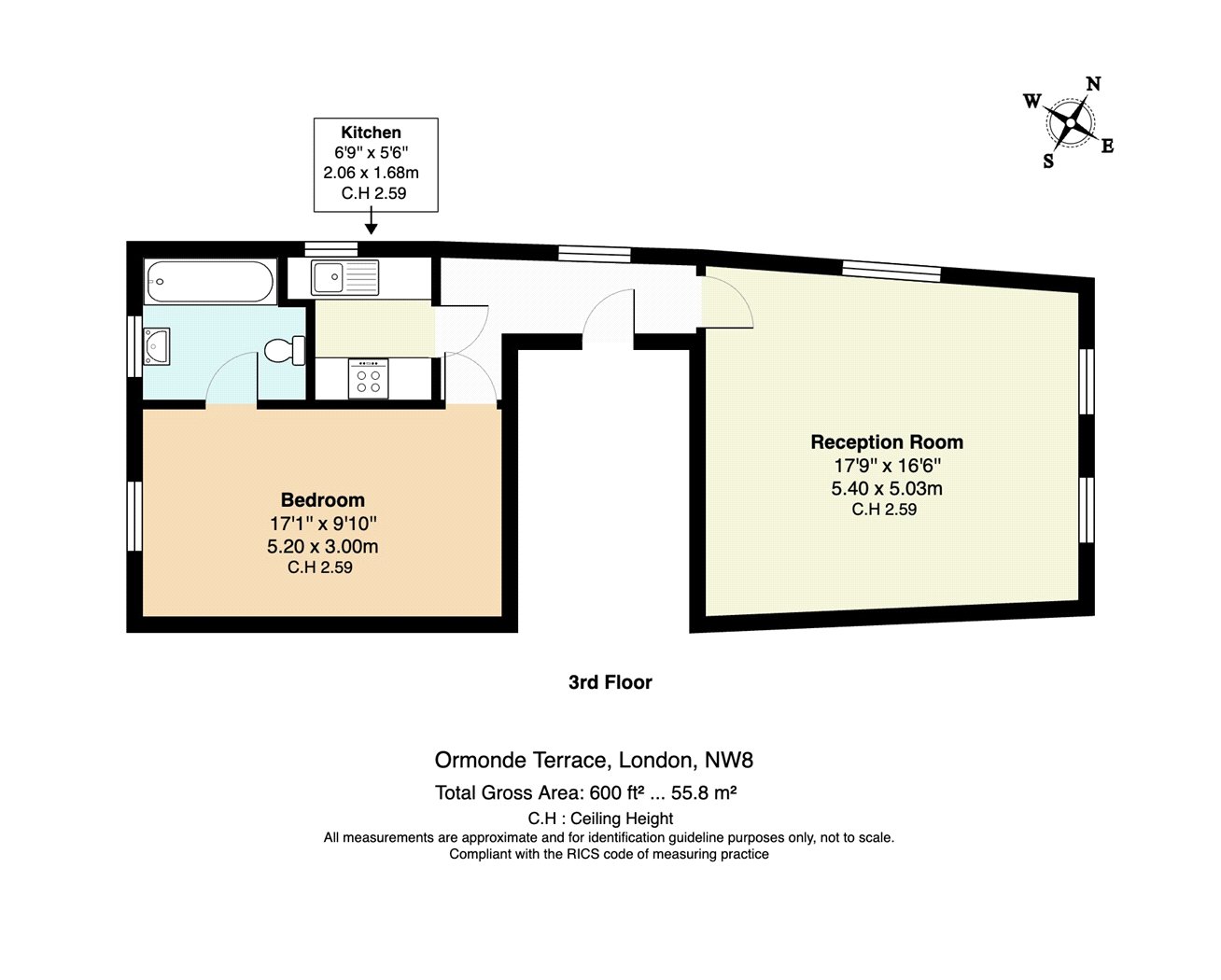 1, Ormonde Terrace, St John's Wood floorplan