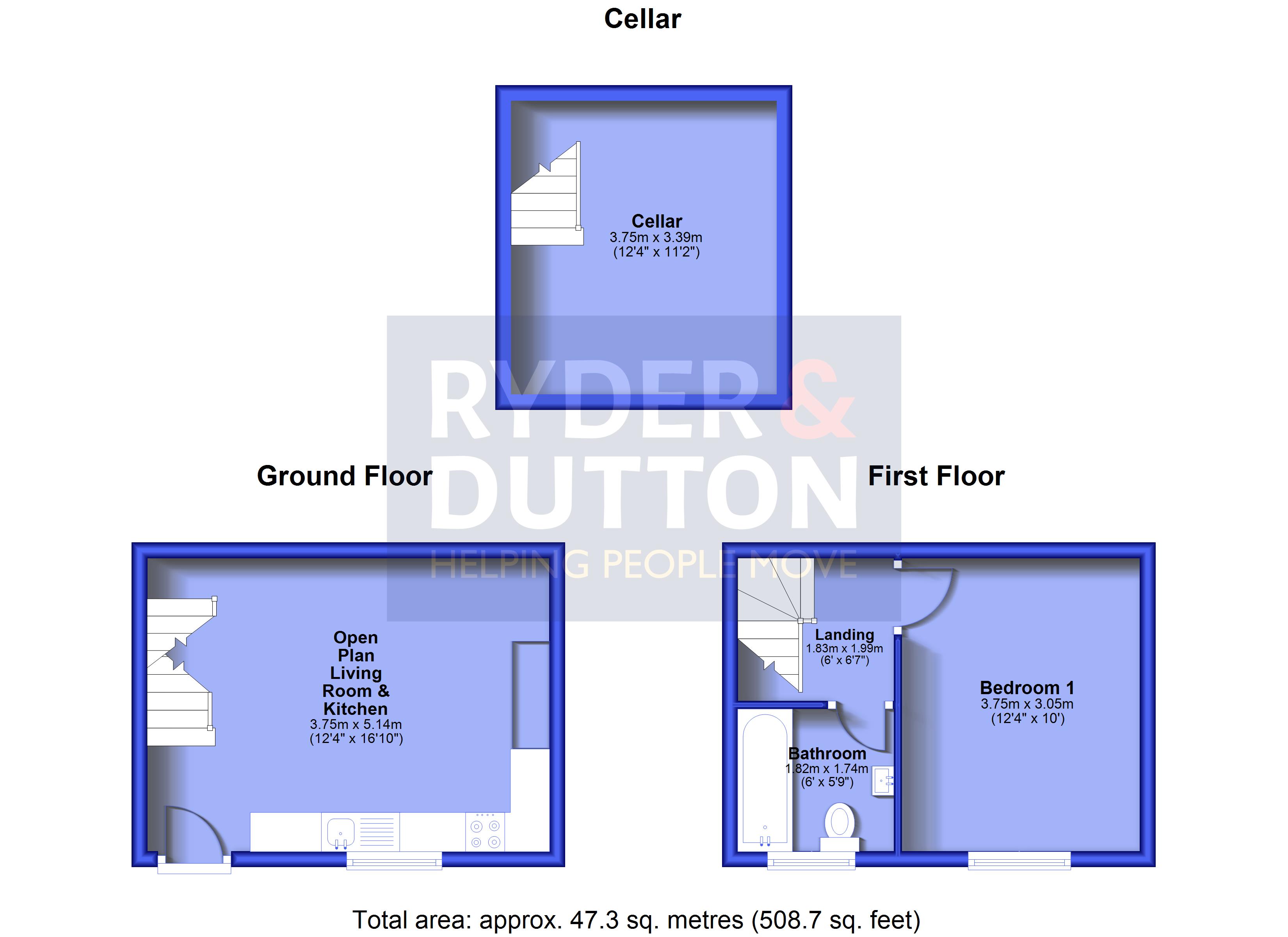 6, Back Rings Row, Rossendale floorplan