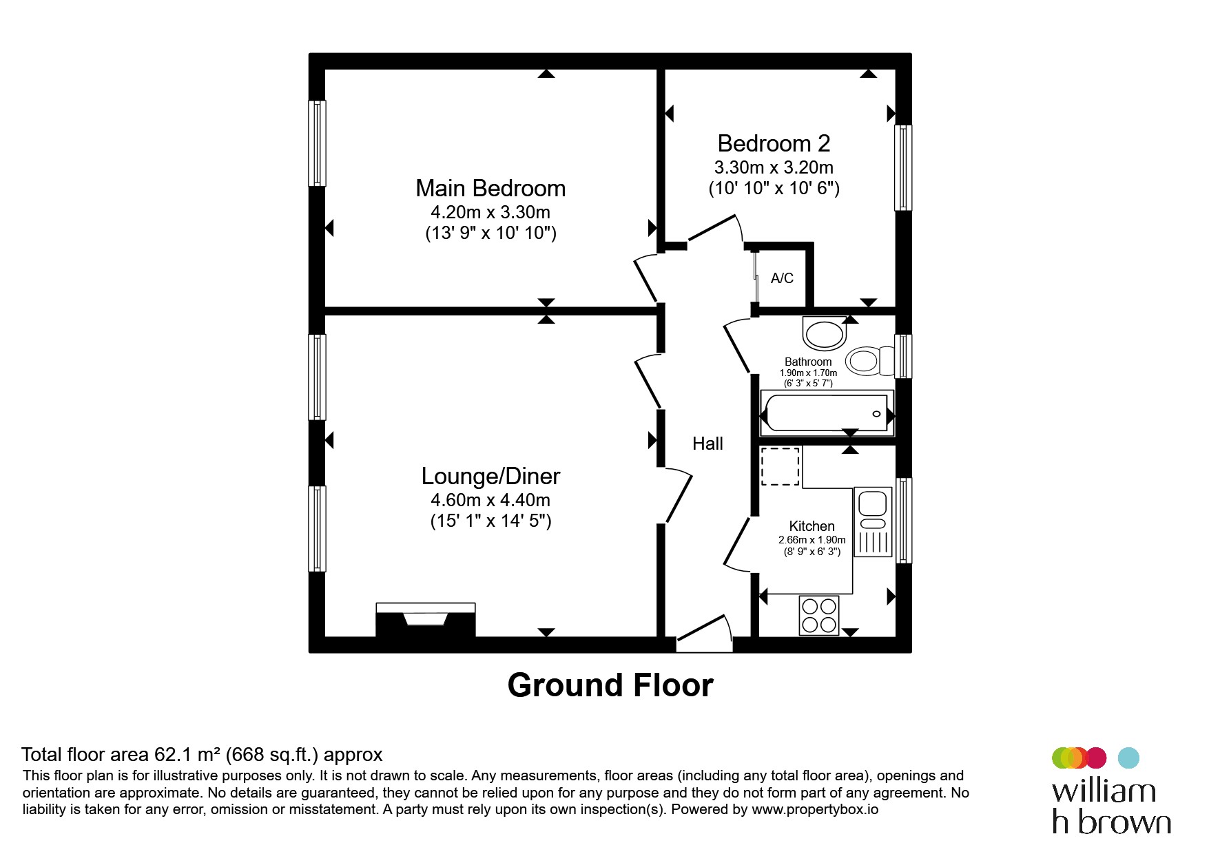 80, Finney Drive, Northampton floorplan