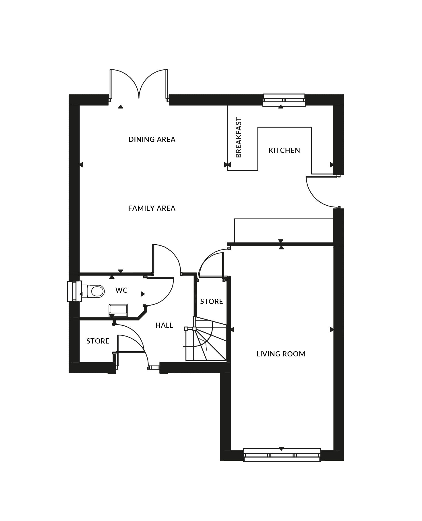Kinion Heights, 2 Richard Synge Way, Aberdeen floorplan