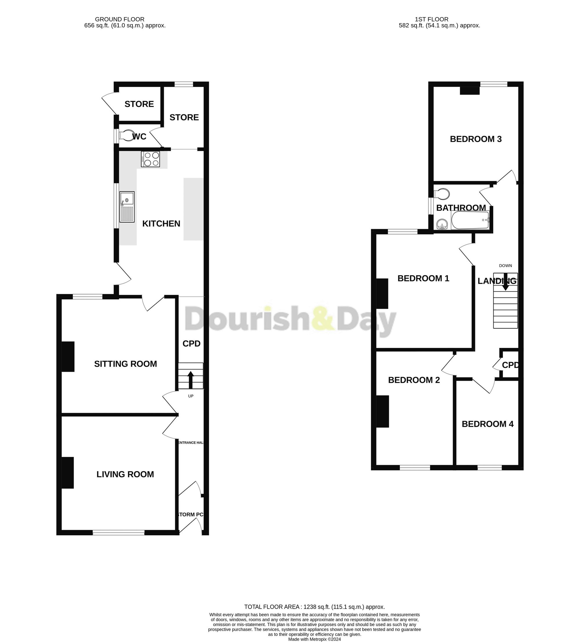 185 Sandon Road, Stafford floorplan