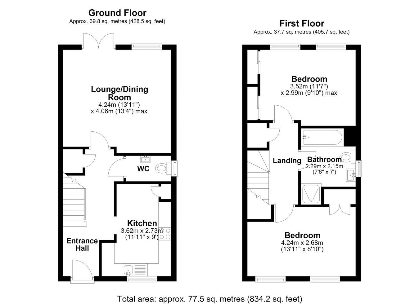 6, Elysium Park Close, Dover floorplan