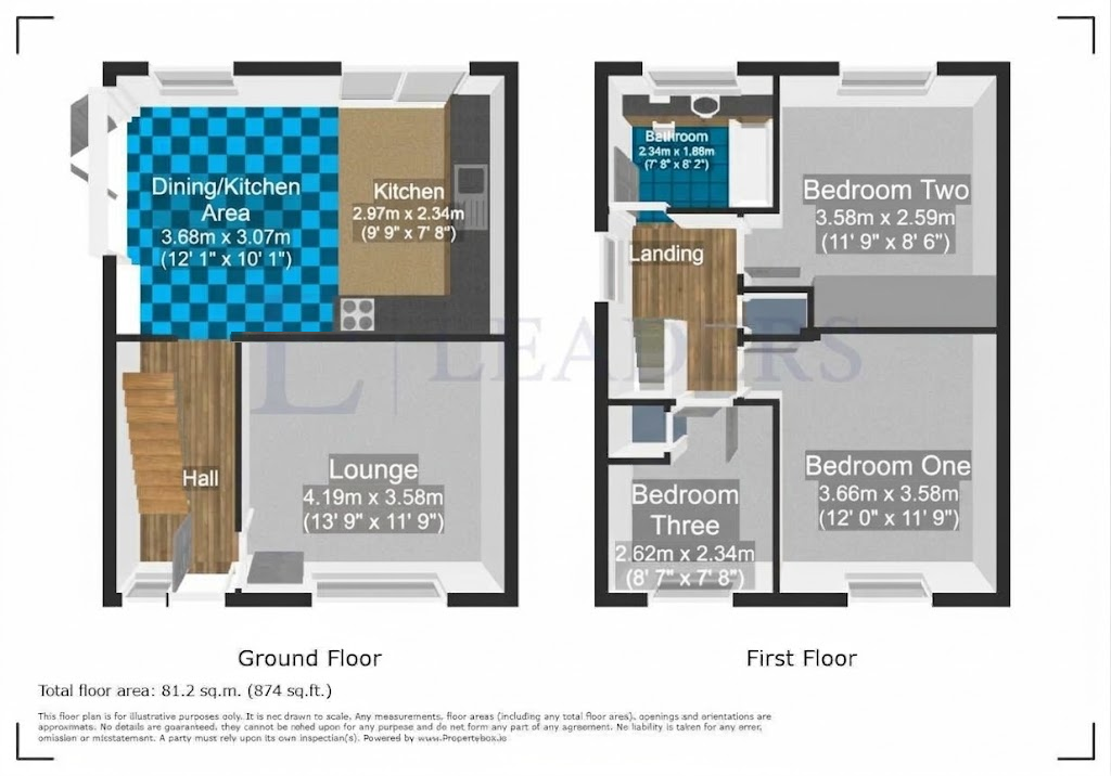 86, Nether Court, Essex floorplan