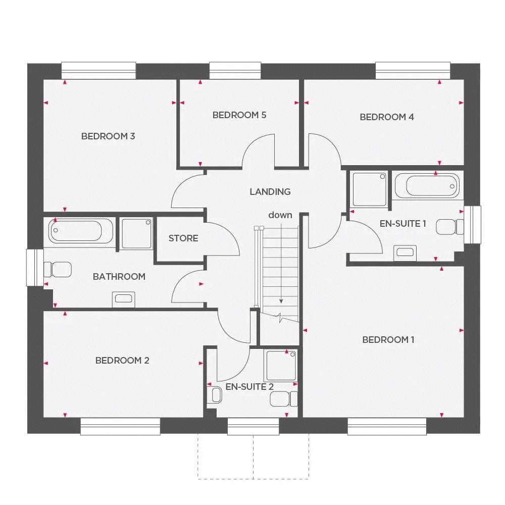 Plot 1 The Ash Show Home, Garstang Road, Preston floorplan