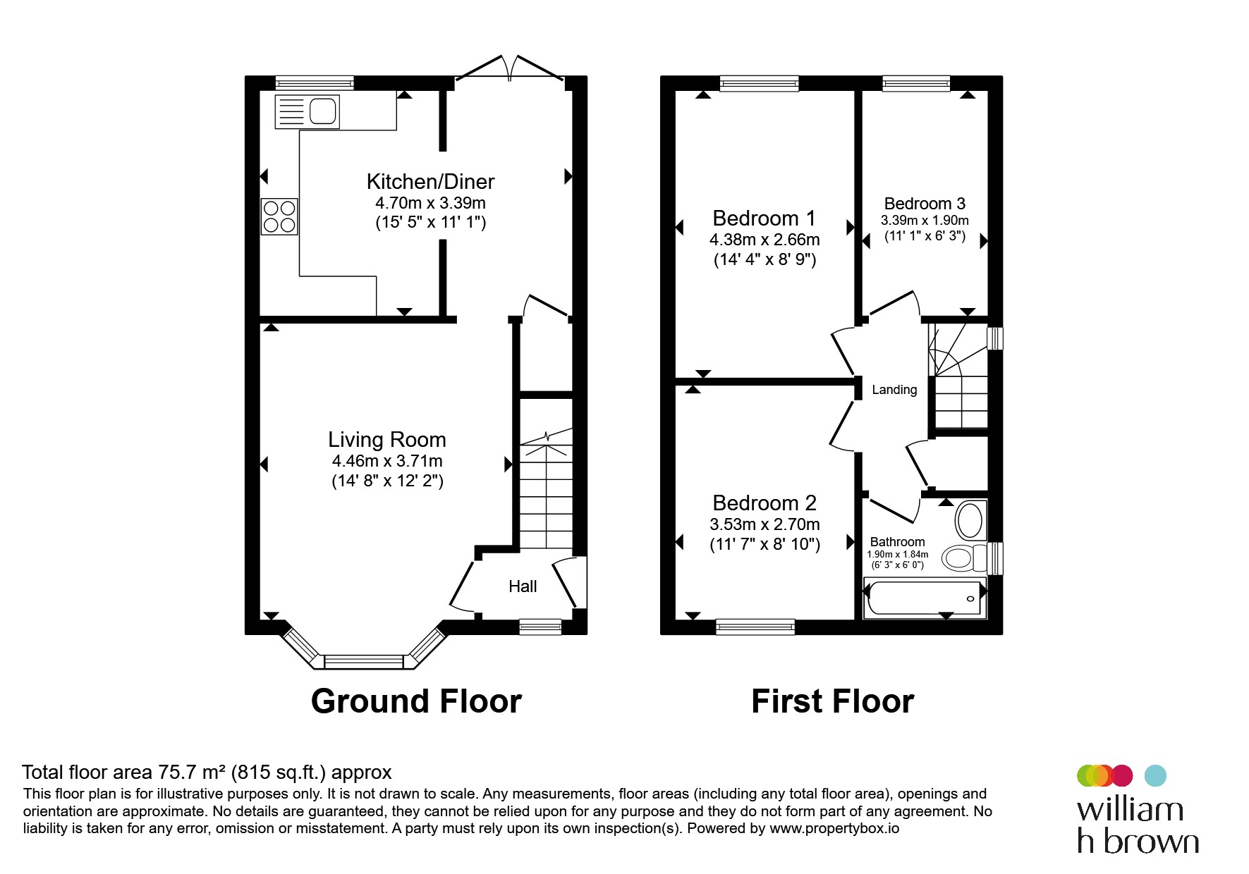 45, Castle View, Lincoln floorplan
