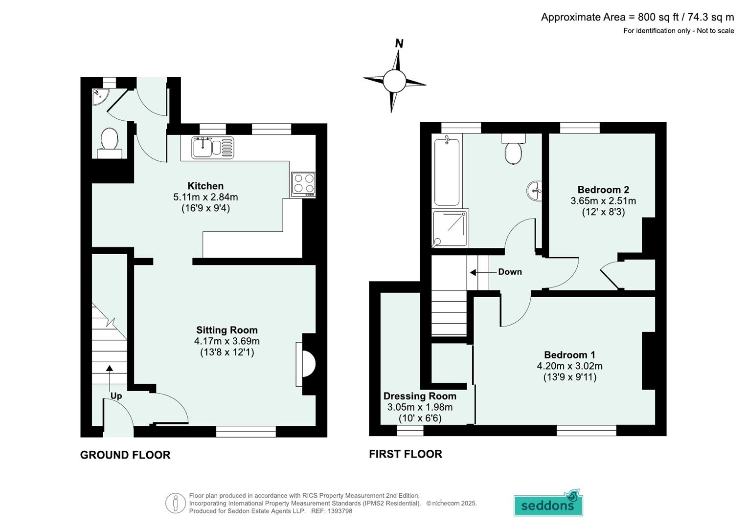 9, Hill Crest, Devon floorplan