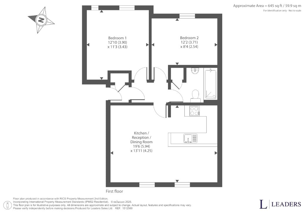 Lambert Crescent, Nantwich floorplan