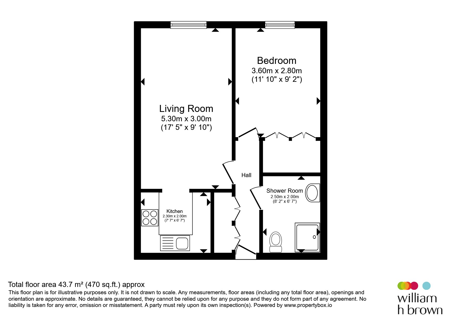 Flat 12a, Ashgrove, 43, The Village, York floorplan