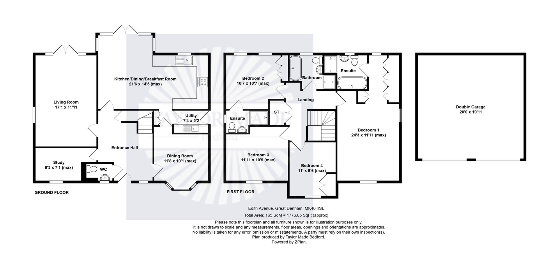 35, Edith Avenue, Bedford floorplan