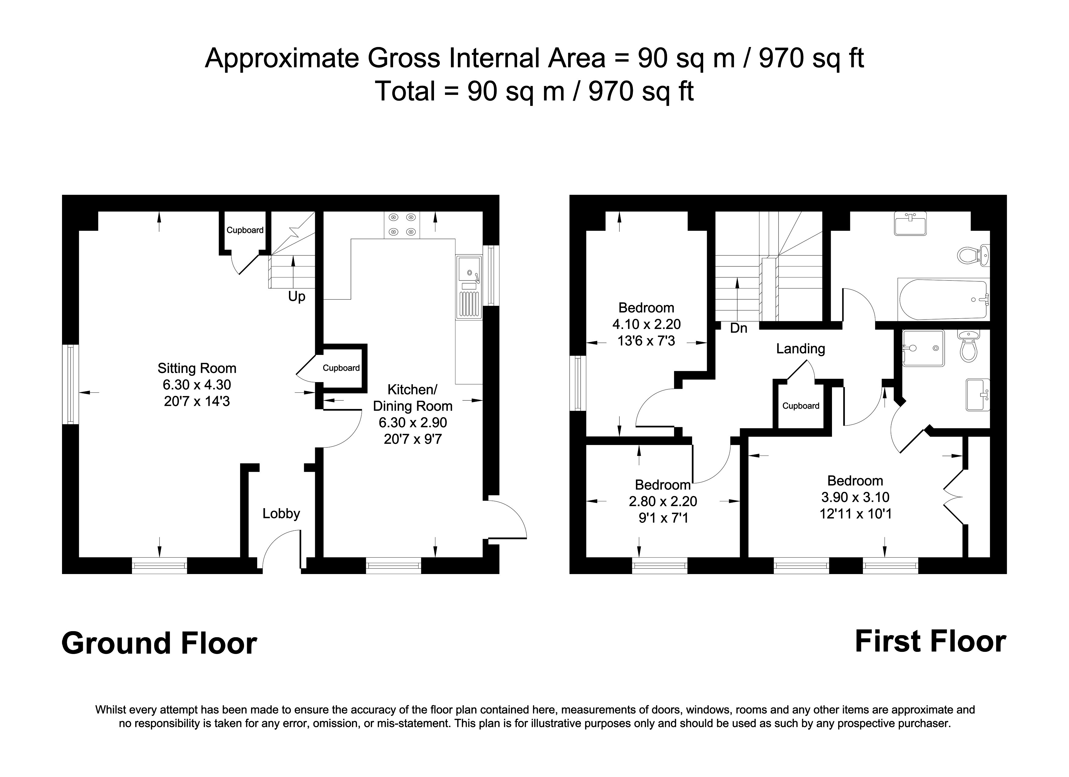25, St Georges Manor, Oxford floorplan