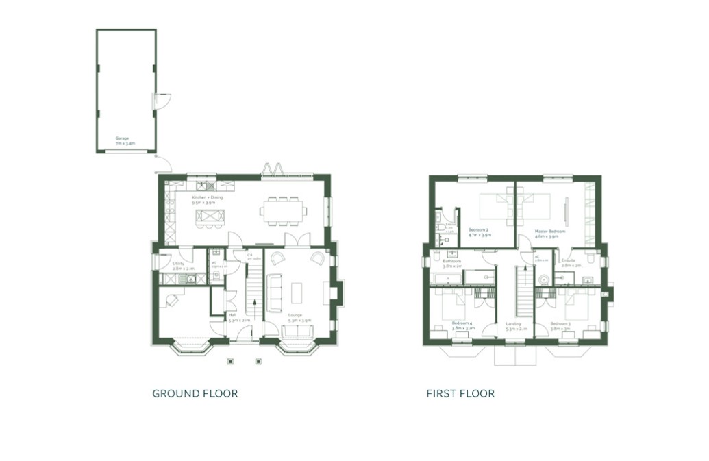Plot 1a, The Sunningdale, Braiswick, Colchester floorplan