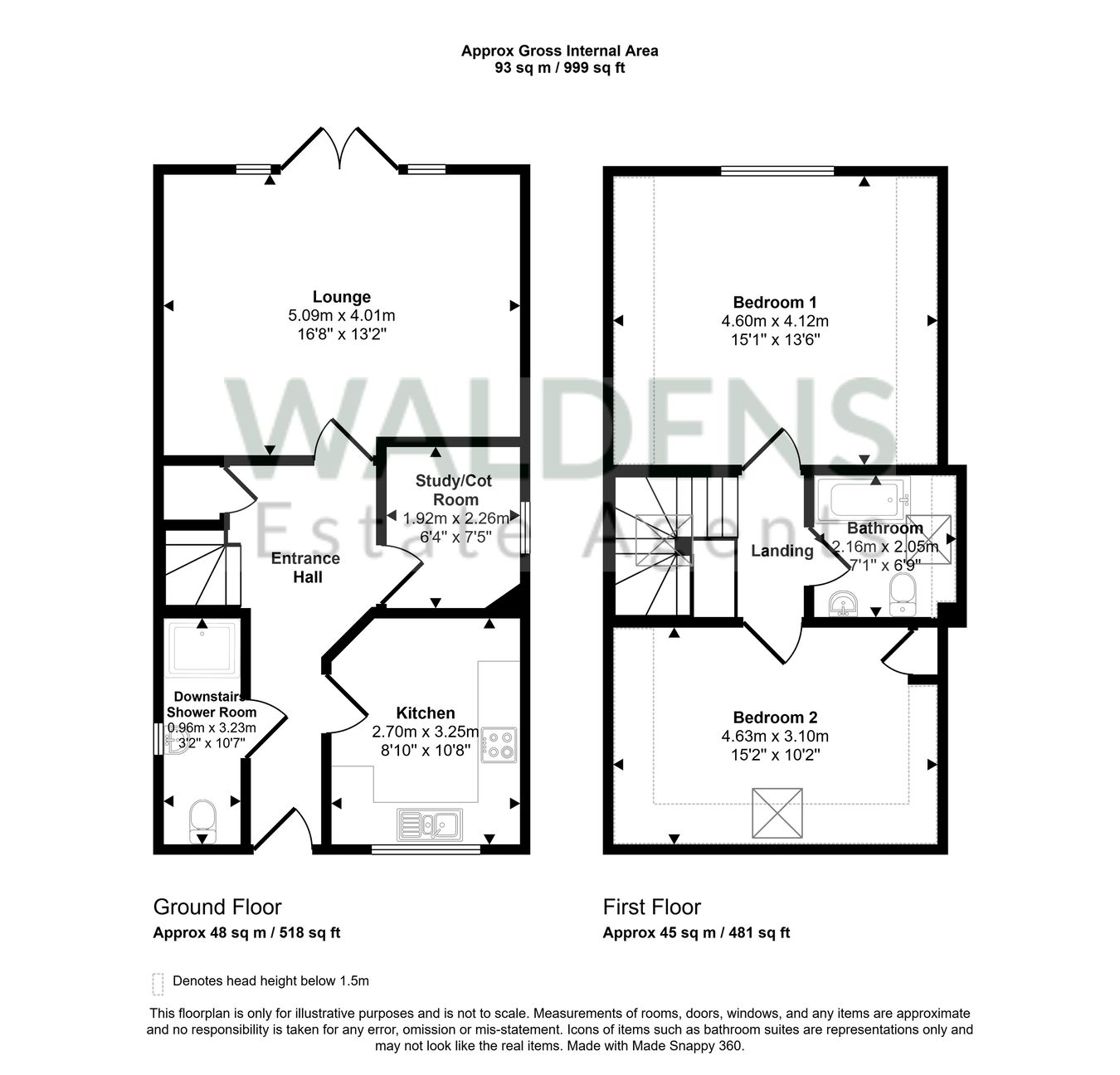 Chantry Avenue, Kempston floorplan