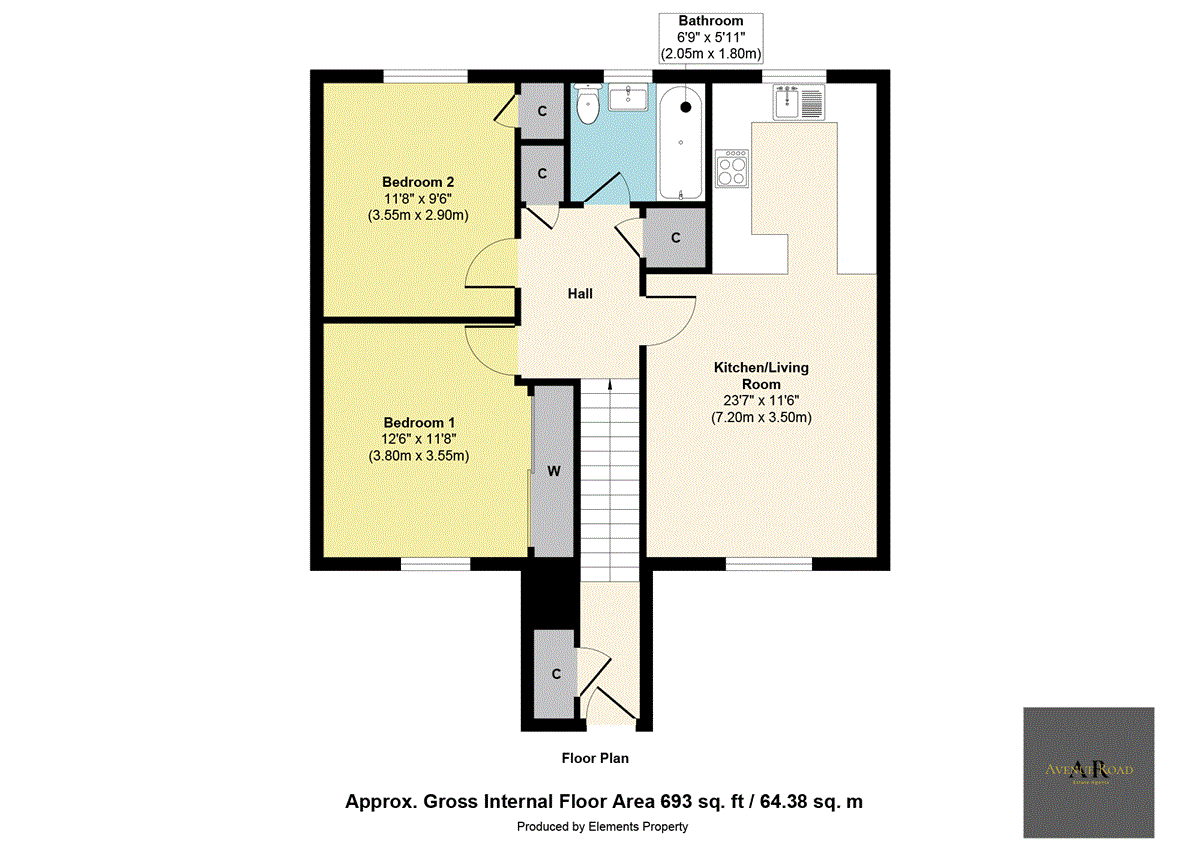 19B Jackson Street, Penicuik floorplan