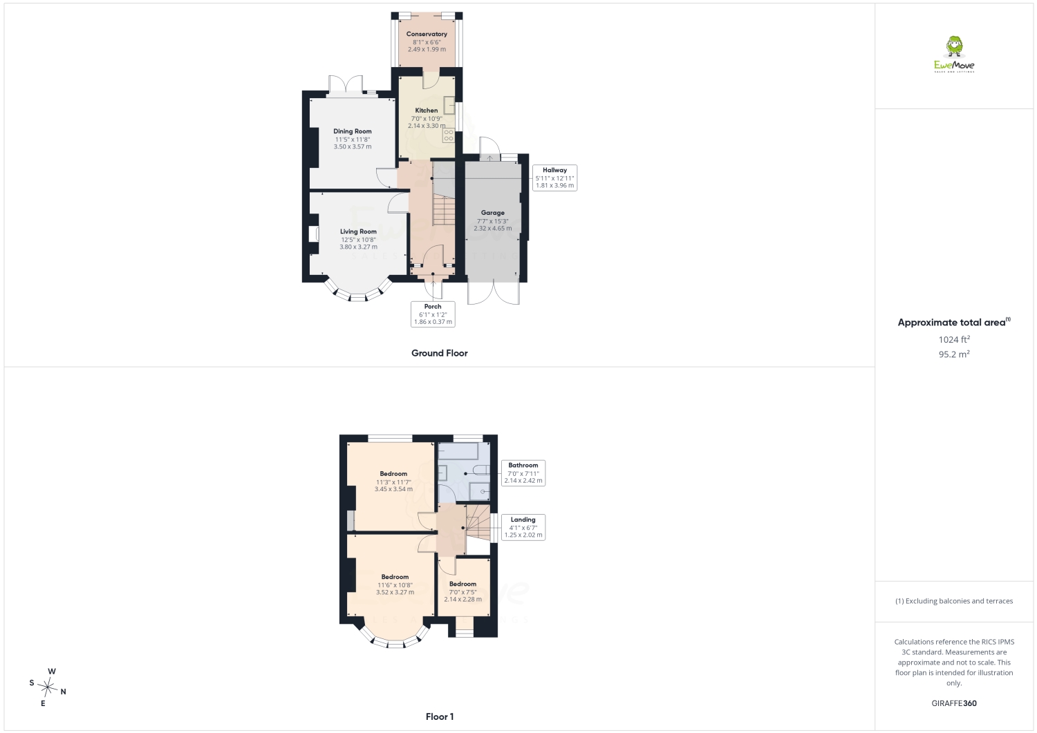 27, Cray Road, Belvedere floorplan