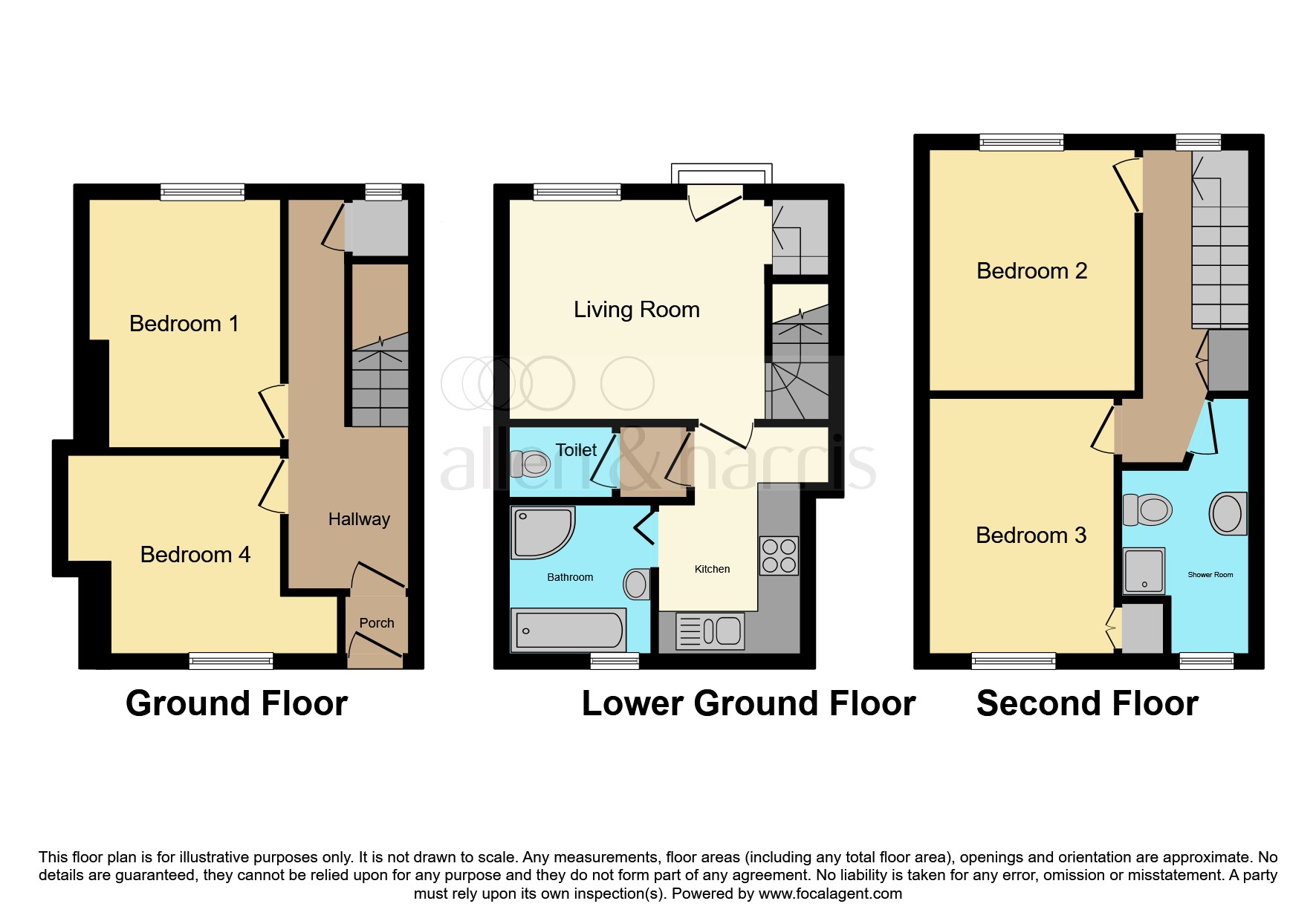 89, Broadway, Pontypridd floorplan