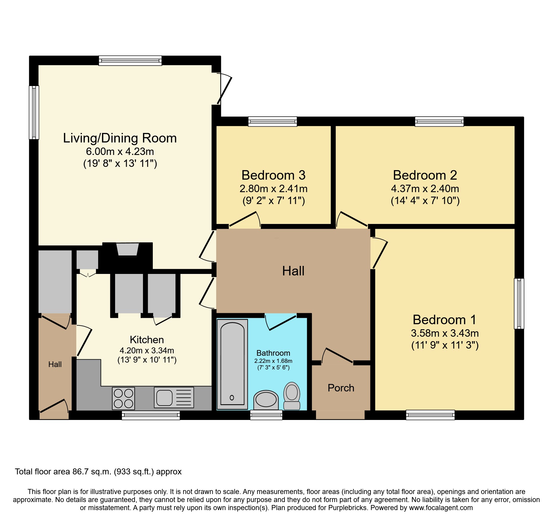 Spion Kop, Lansdown, Stroud floorplan