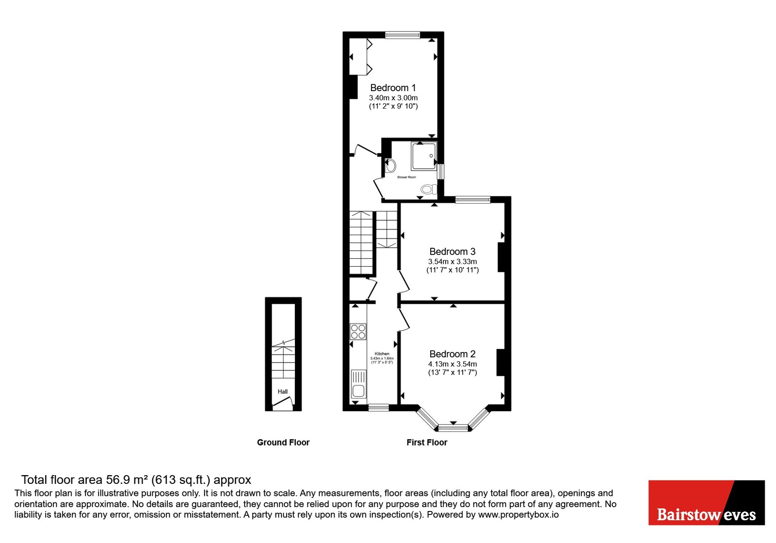 27B,, Warren Road, London floorplan