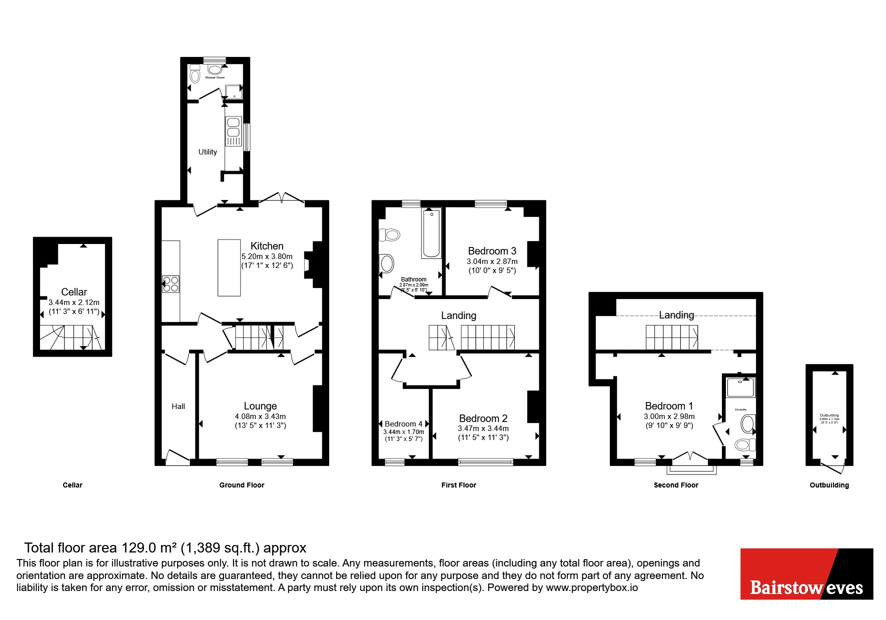 49, Noel Street, Nottingham floorplan