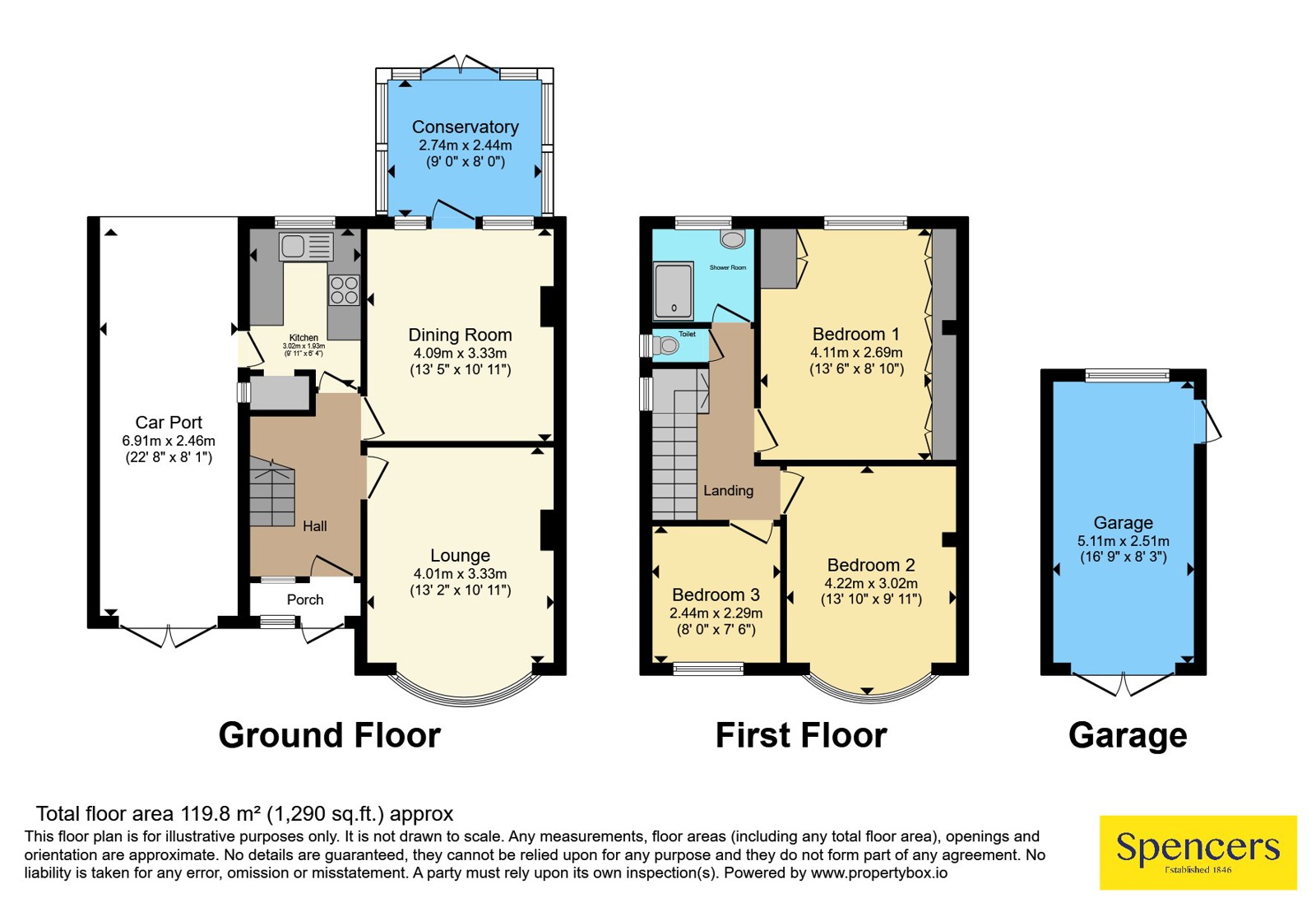 61, Greengate Lane, Leicestershire floorplan