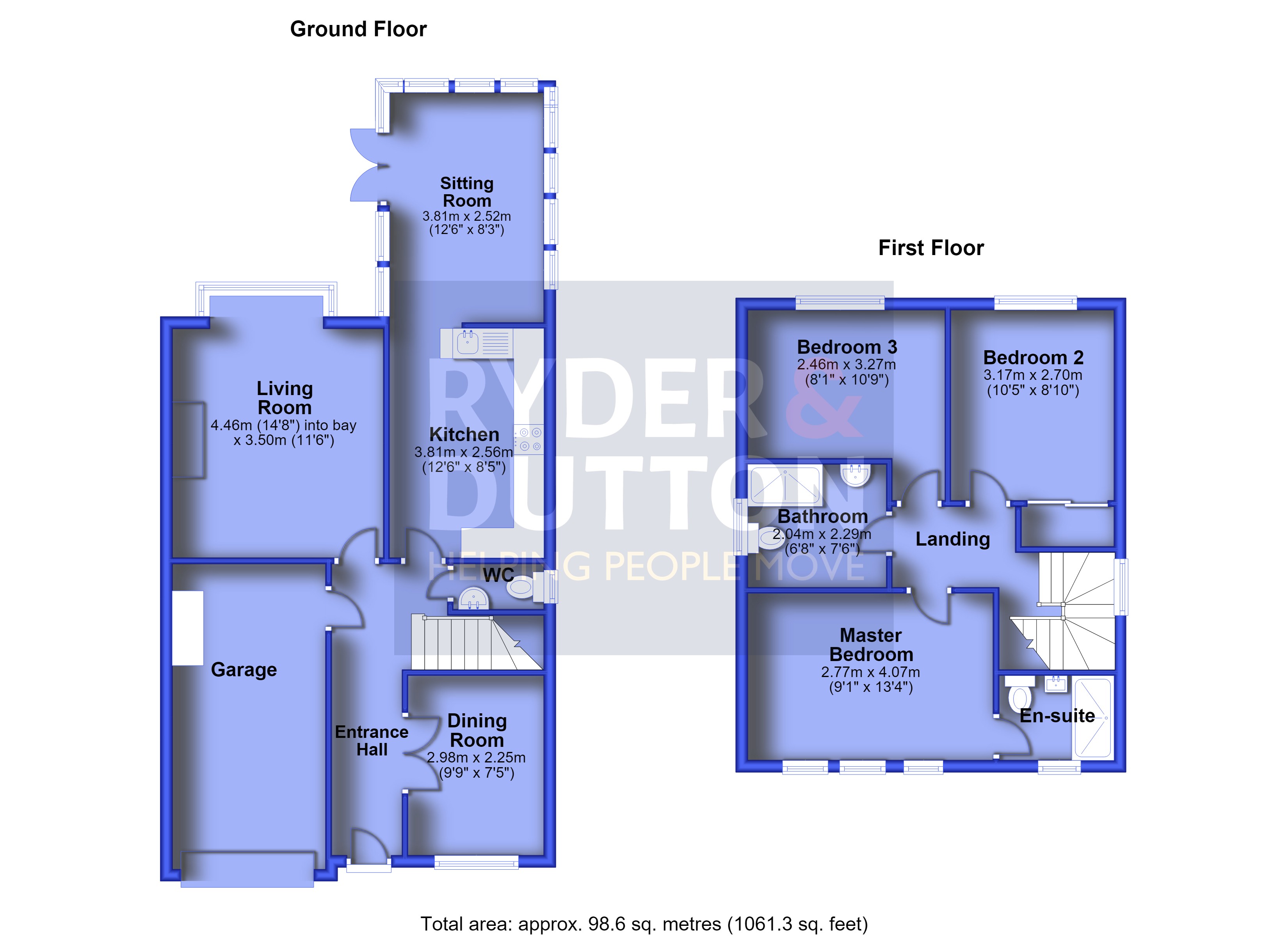 14, Arkendale Close, Manchester floorplan