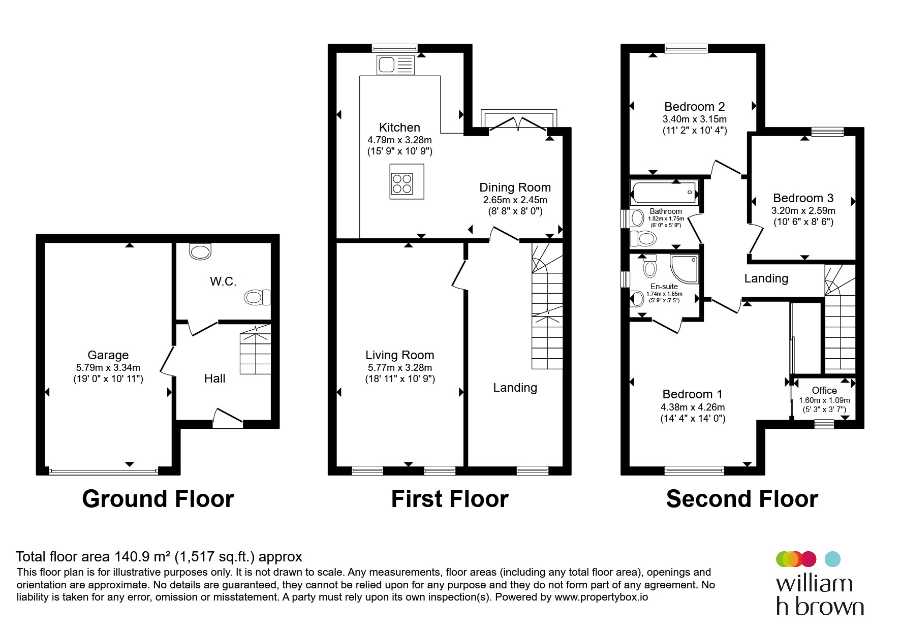 22, Swan Court, Doncaster floorplan