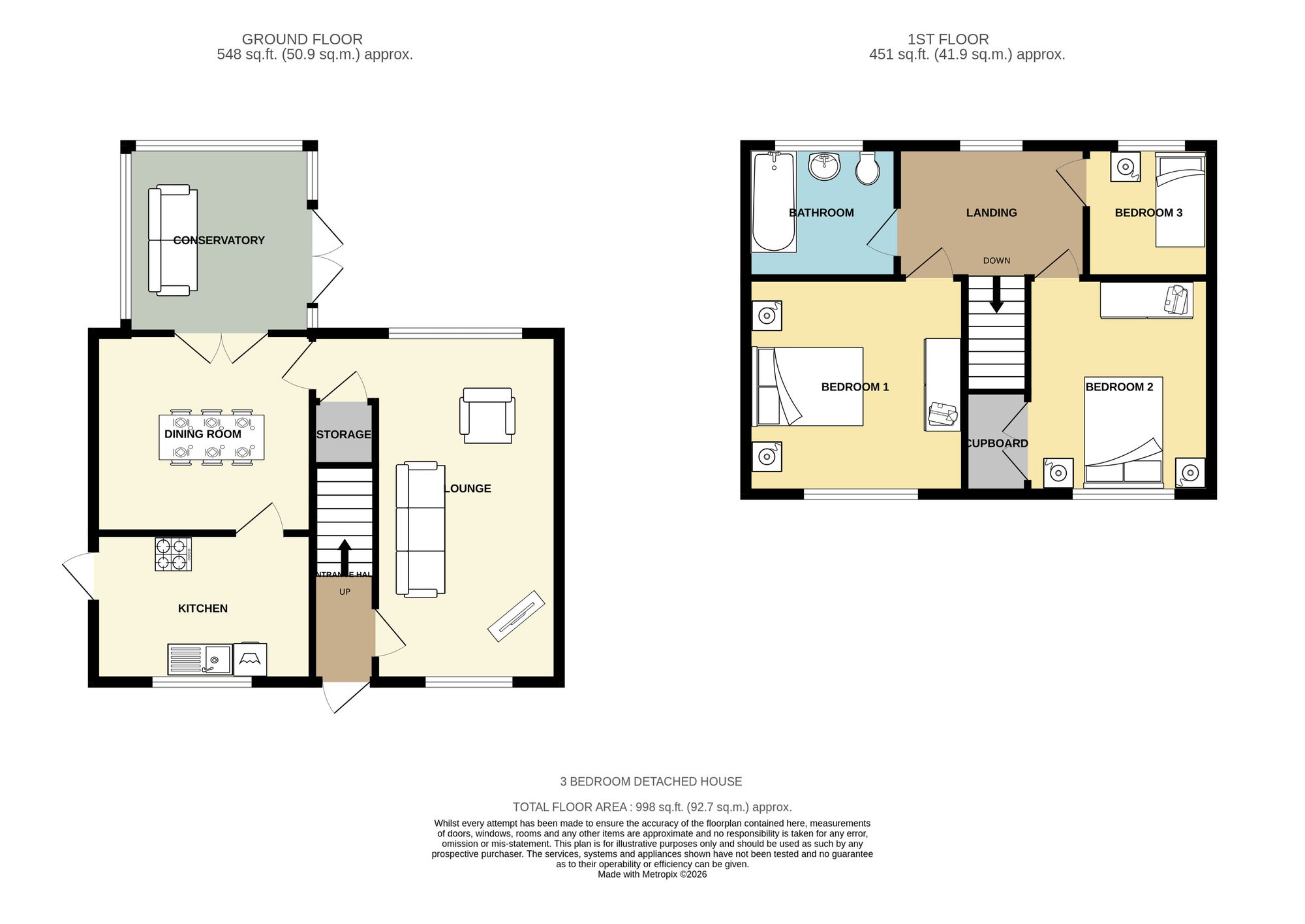 15 Plover Drive, Batley floorplan