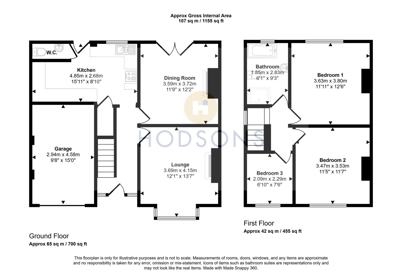 26, Wynthorpe Road, Wakefield floorplan