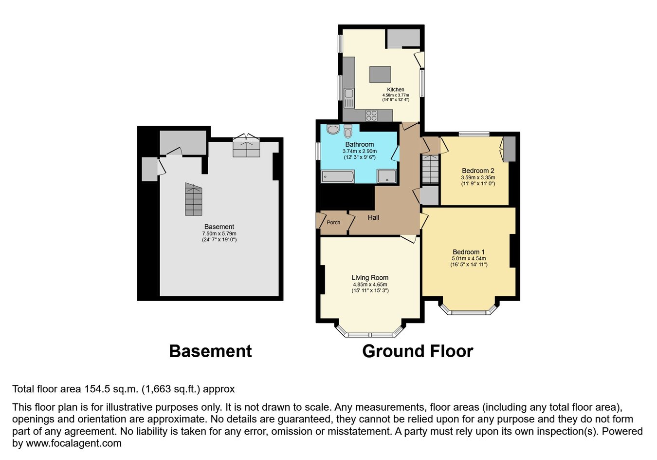 24, Windsor Road, Saltburn-by-the-Sea floorplan