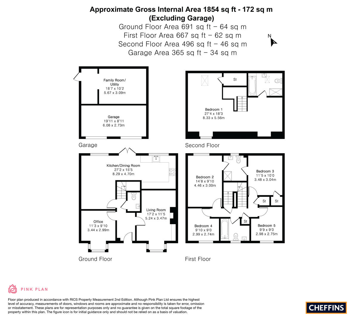23, Mallard Way, Exning floorplan