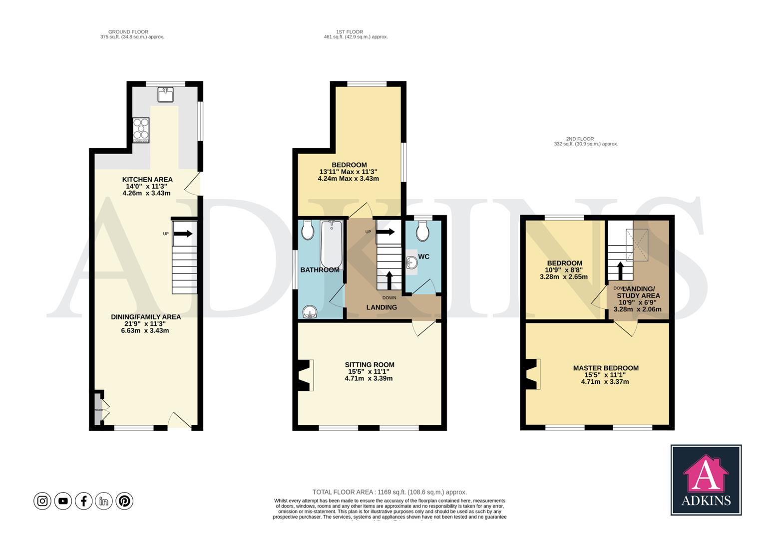 1, Queen Street, Cirencester floorplan