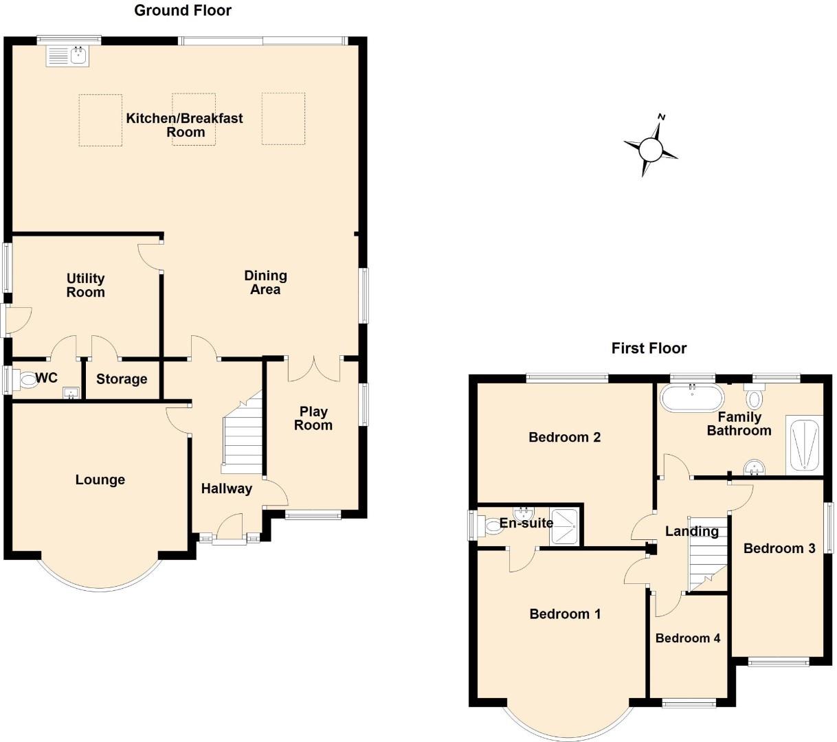 248, Hawkes Mill Lane, Coventry floorplan