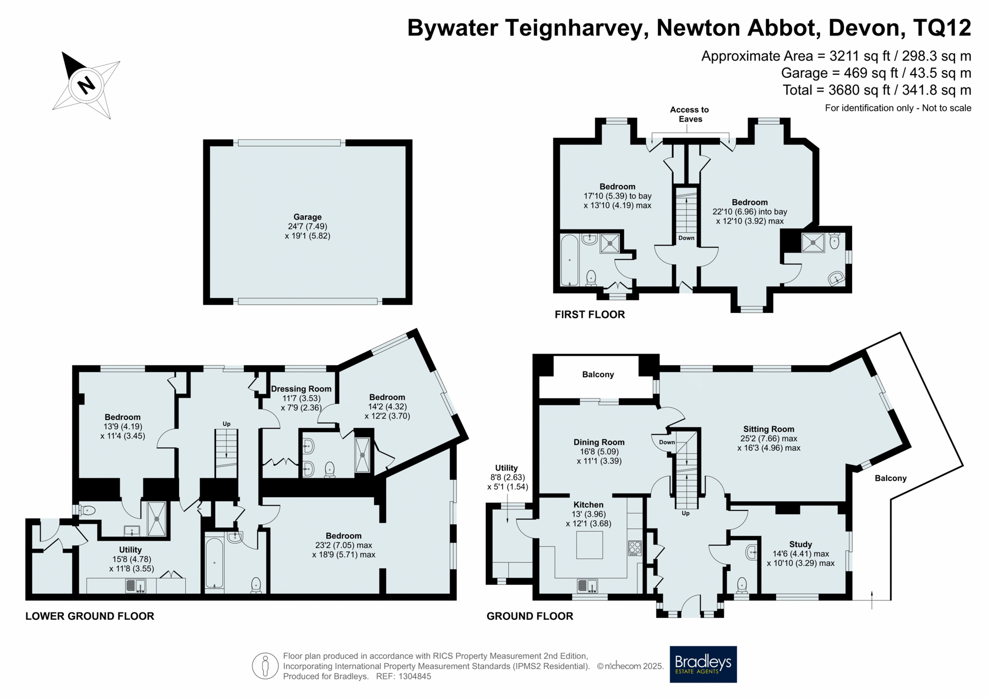 Bywater,, Teignharvey, Devon floorplan