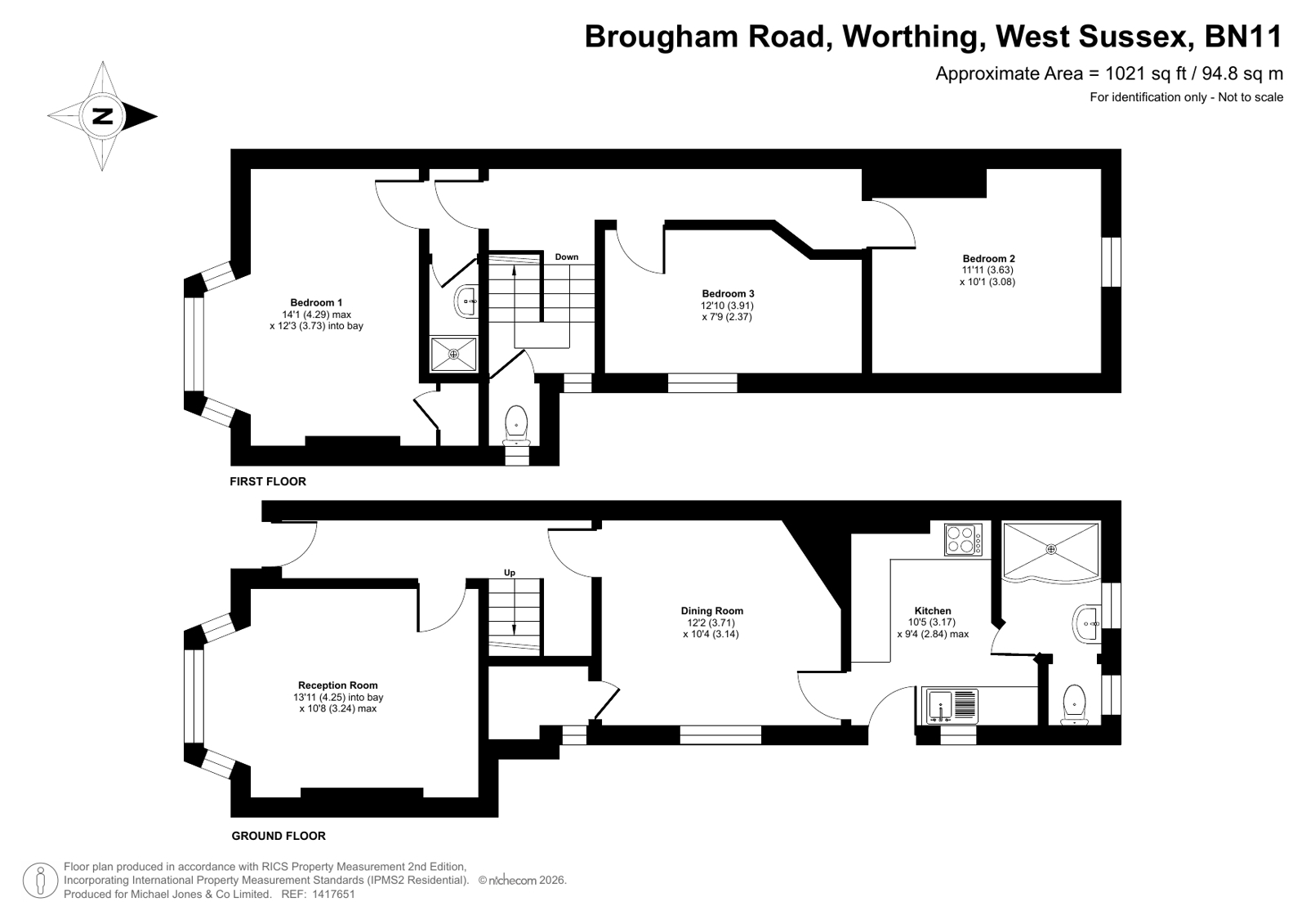 27, Brougham Road, West Sussex floorplan