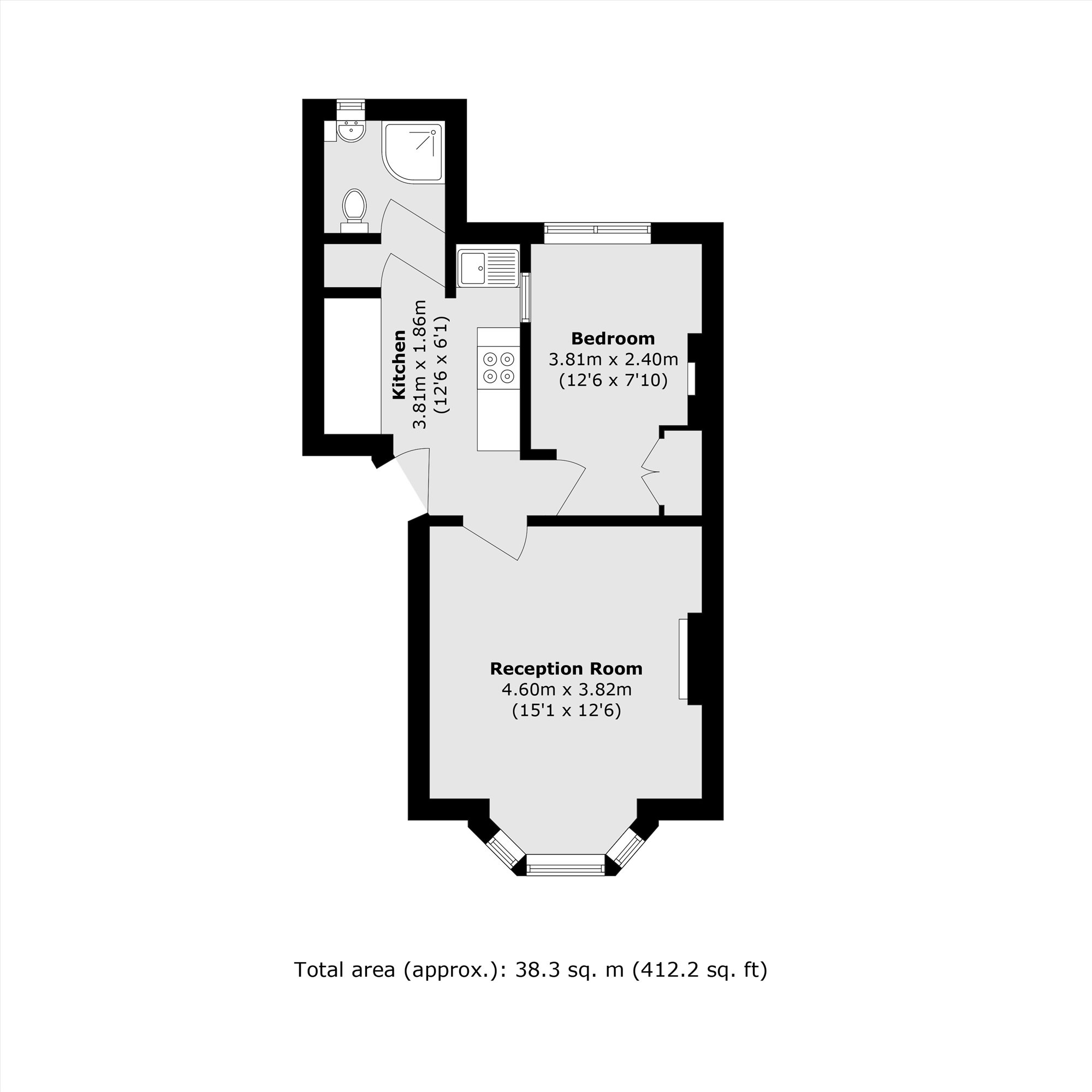 44B, Cambridge Road South, London floorplan