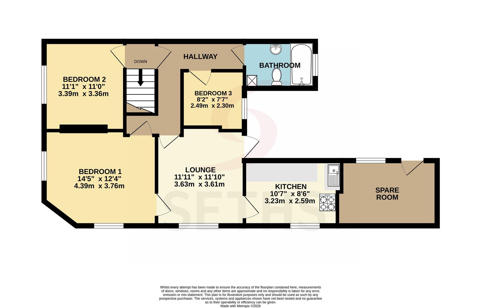 42A, Maynard Road, Leicester floorplan