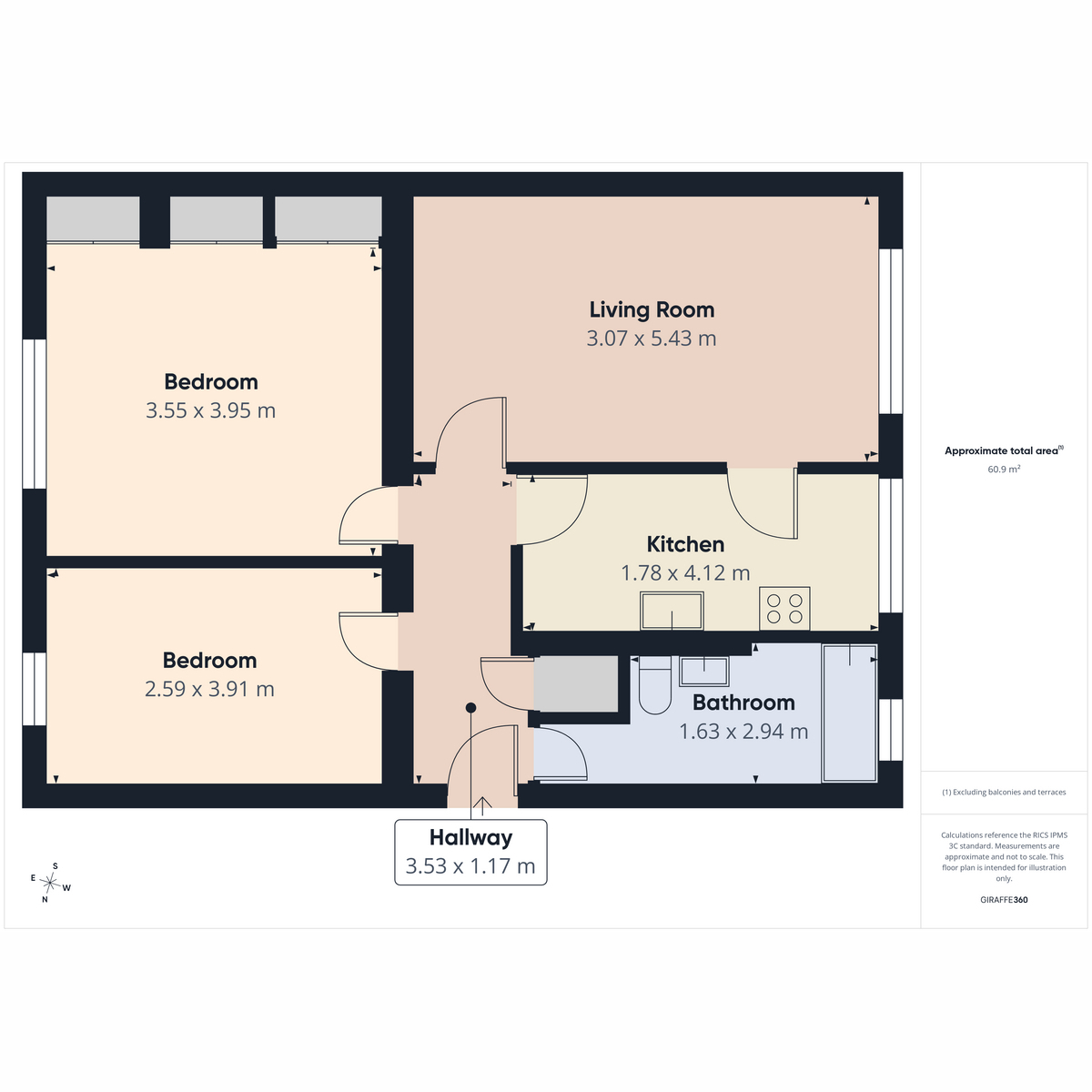 68, Oldcroft Place, Aberdeen floorplan