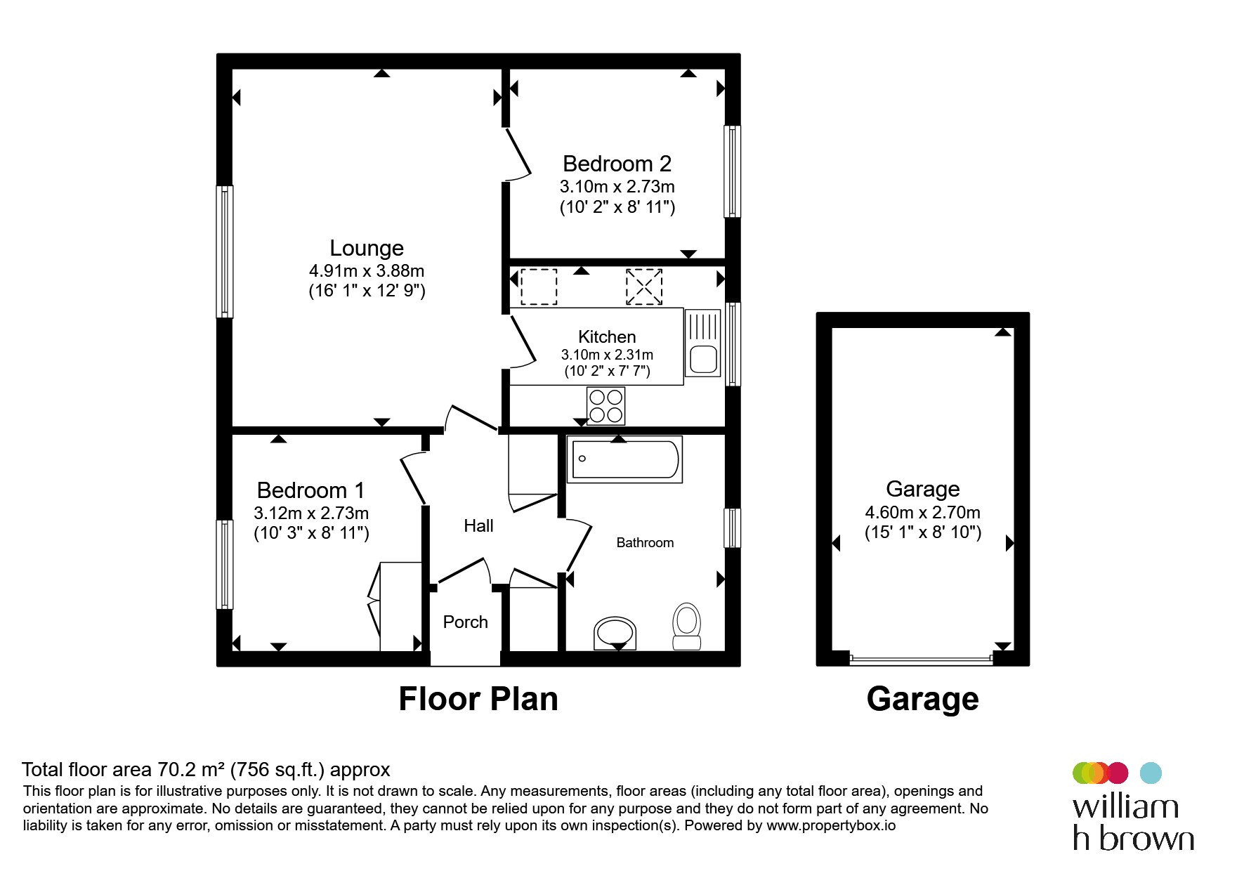 6, Tanners Court, St. Martins Close, Norwich floorplan