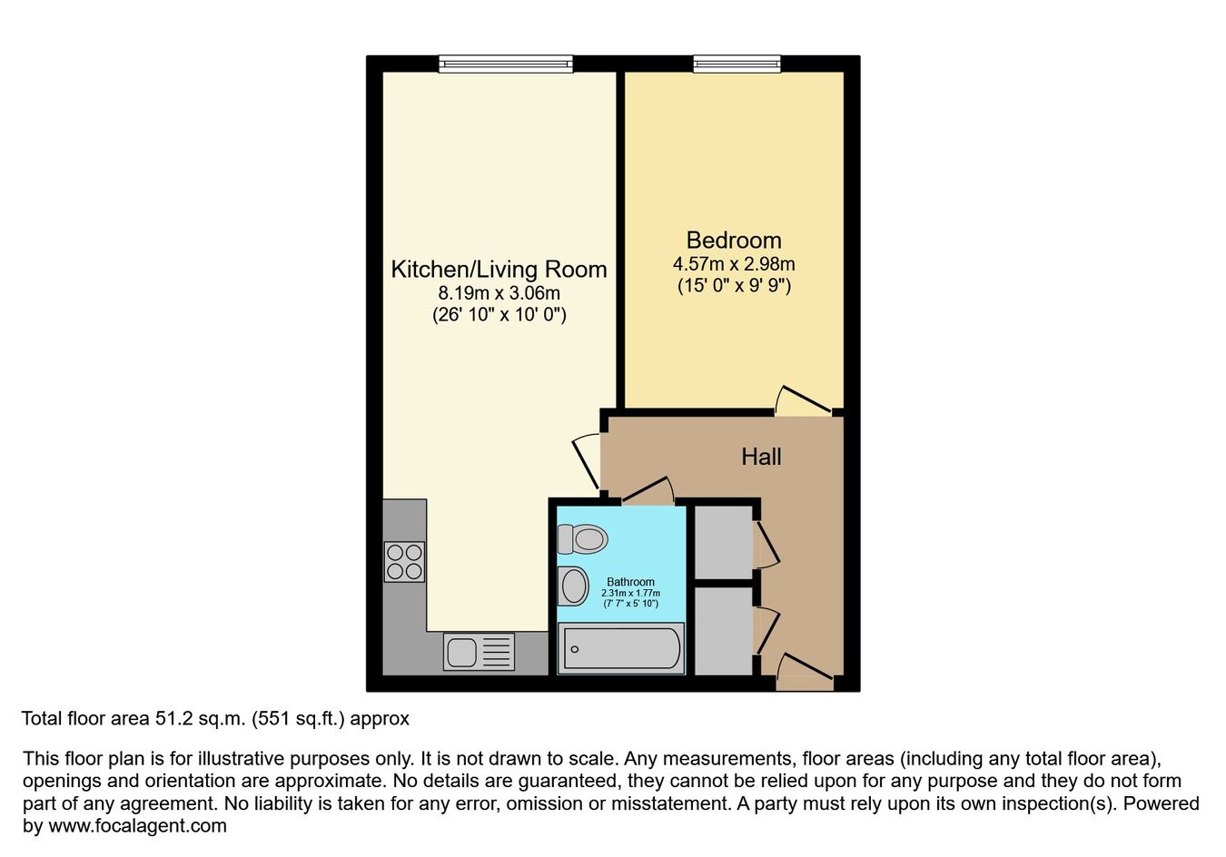 Flat 16, 585, Moseley Road, Birmingham floorplan